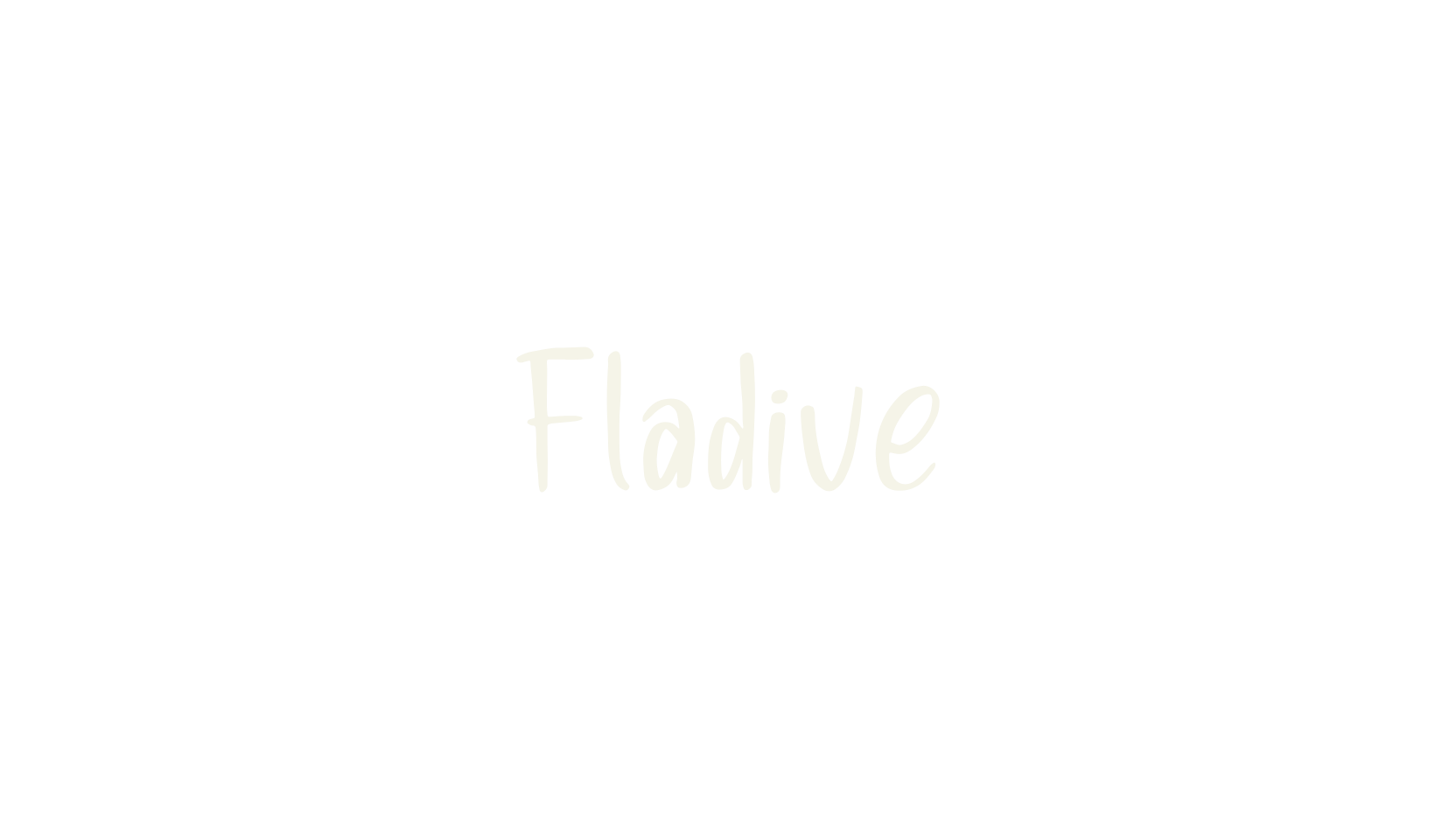 Fladive, script font preview