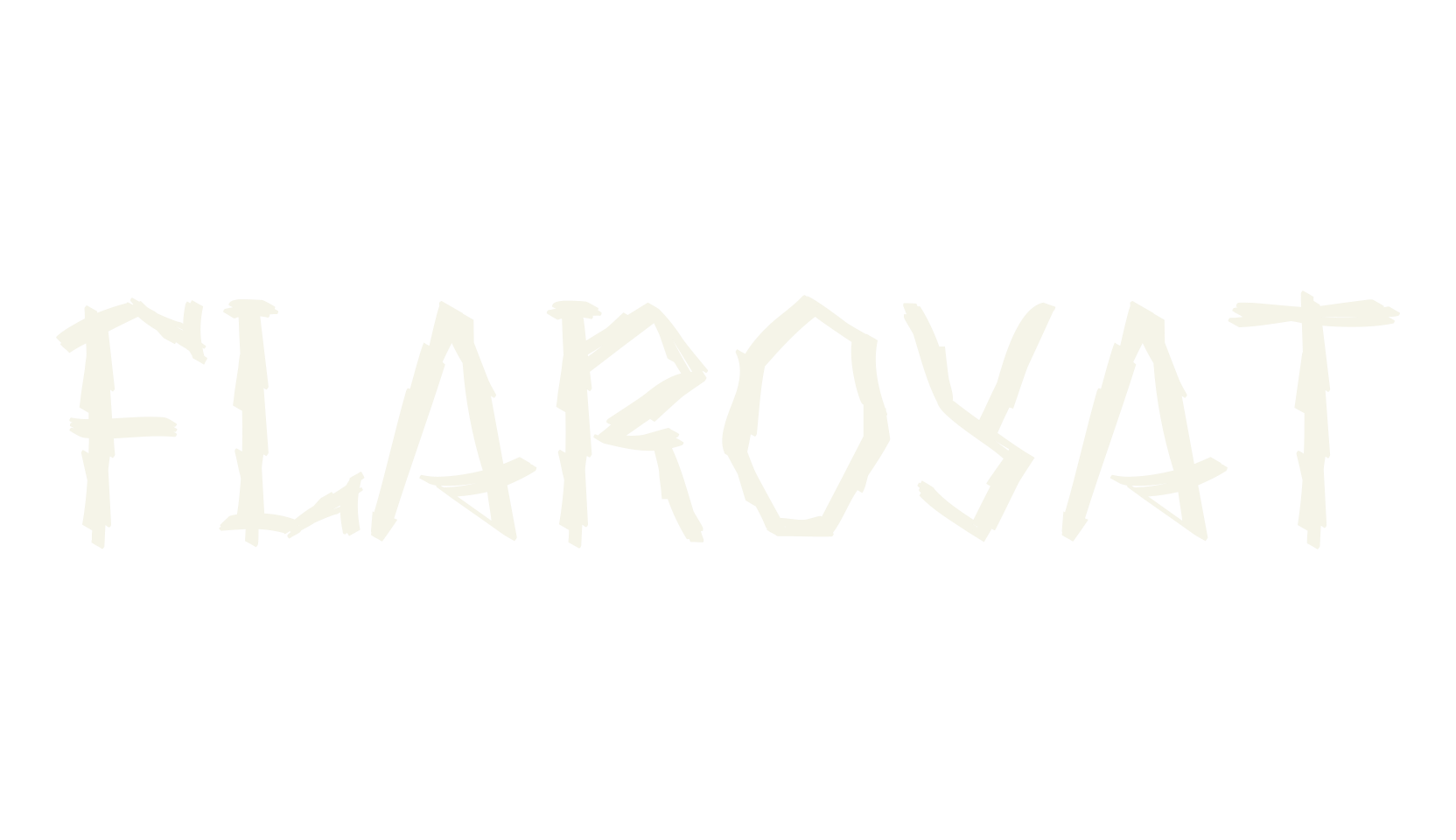 FLAROYAT, halloween font preview