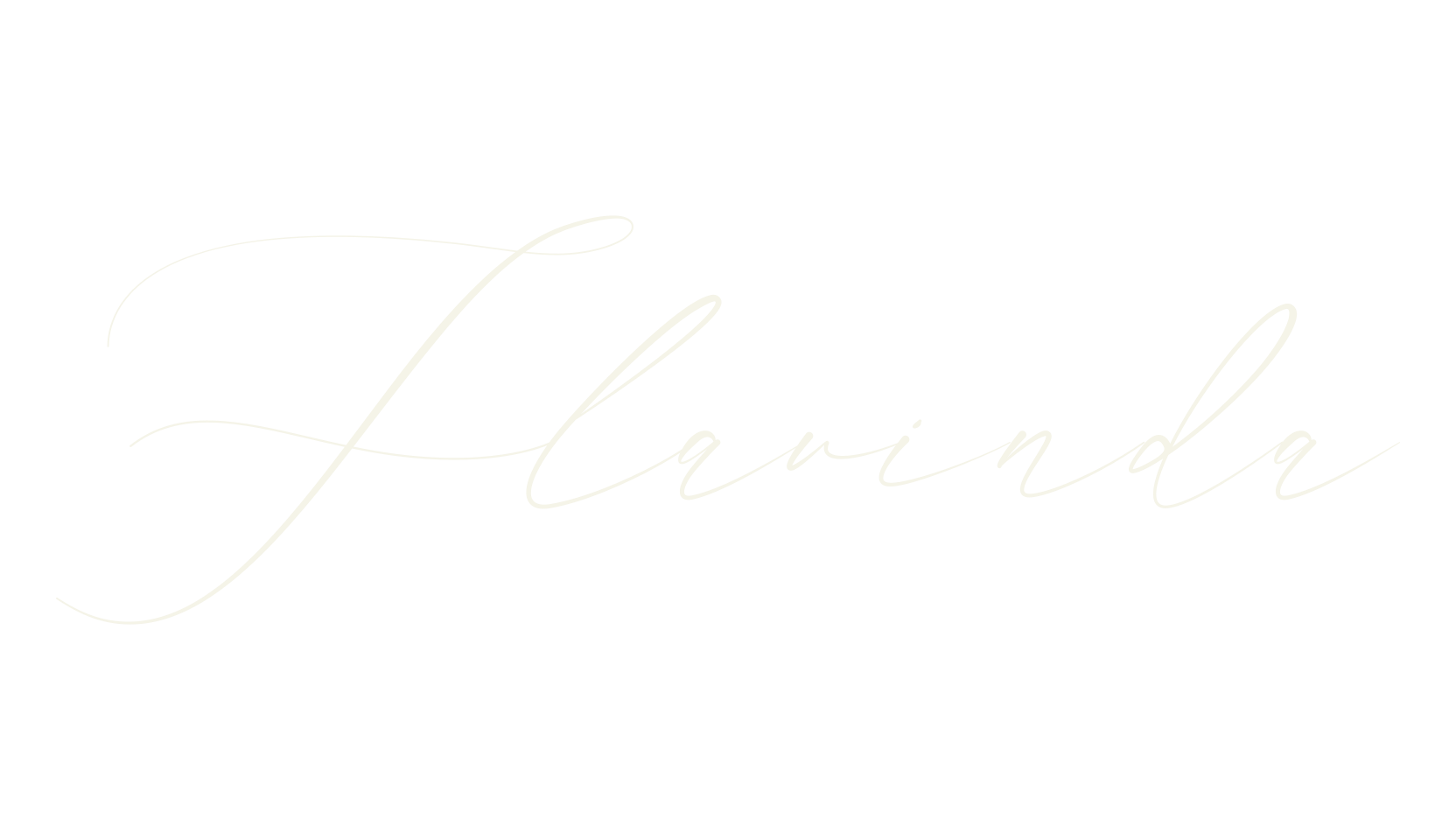 Flavinda, girly font preview