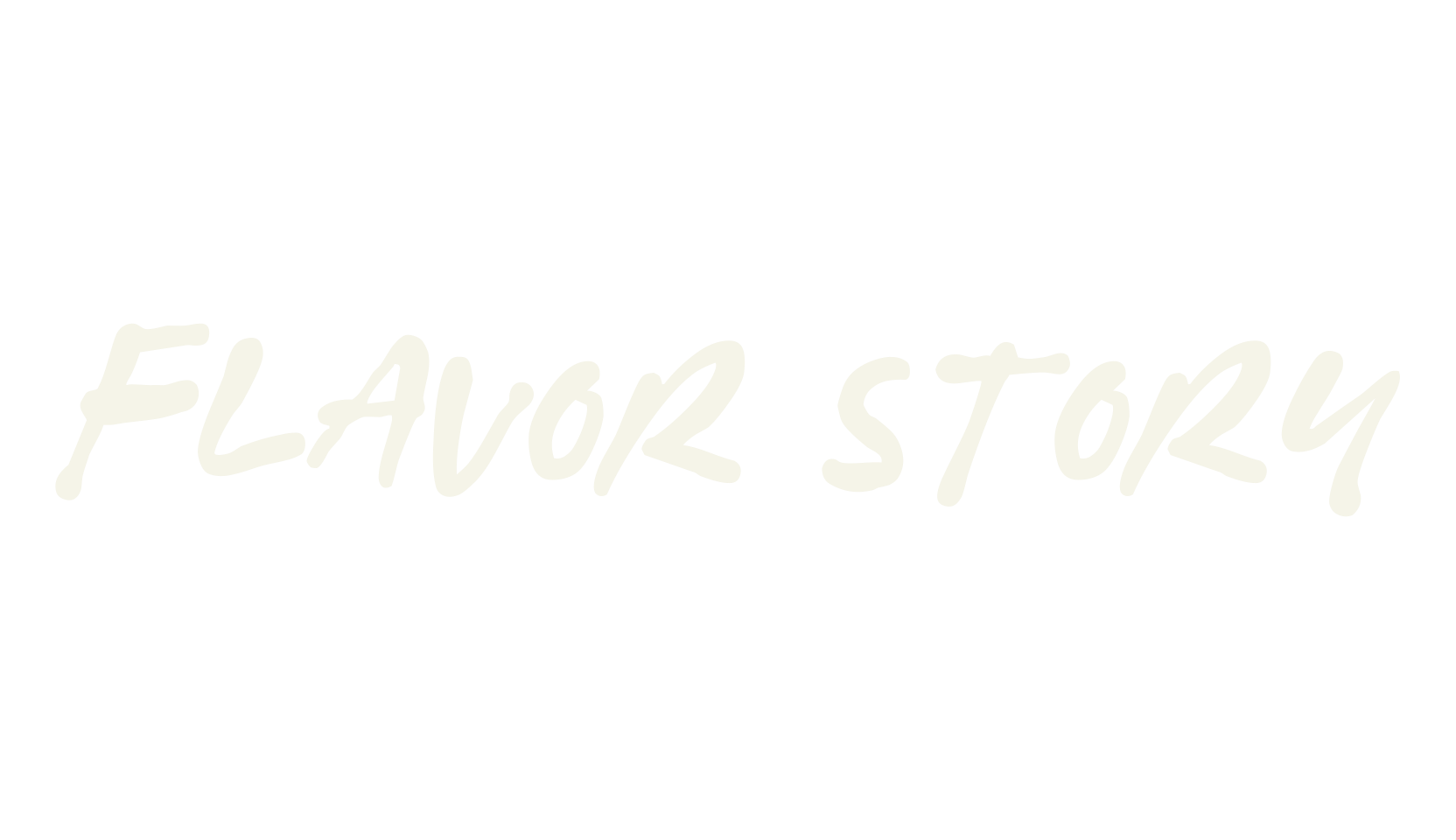 Flavor Story, handwriting font preview