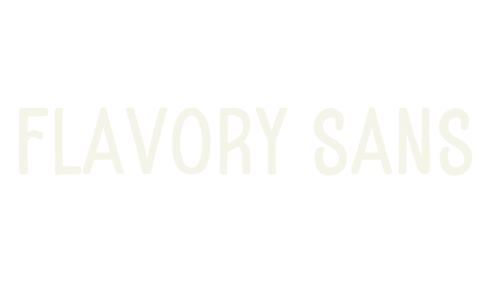 Flavory Sans, sans font preview