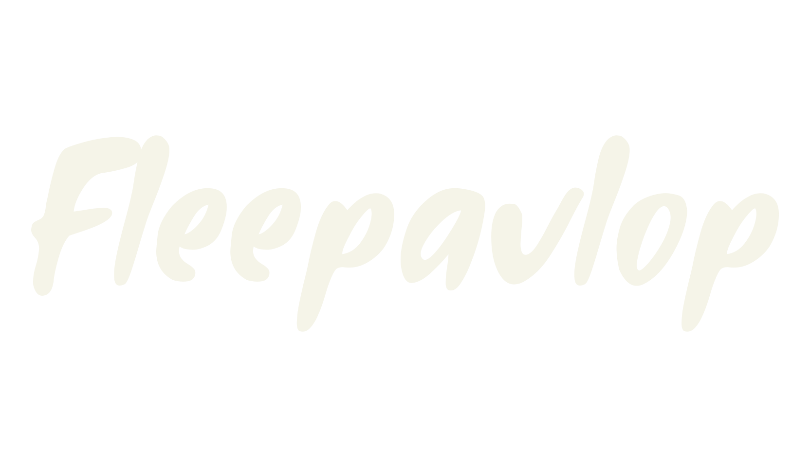 Fleepavlop, handwritten font preview