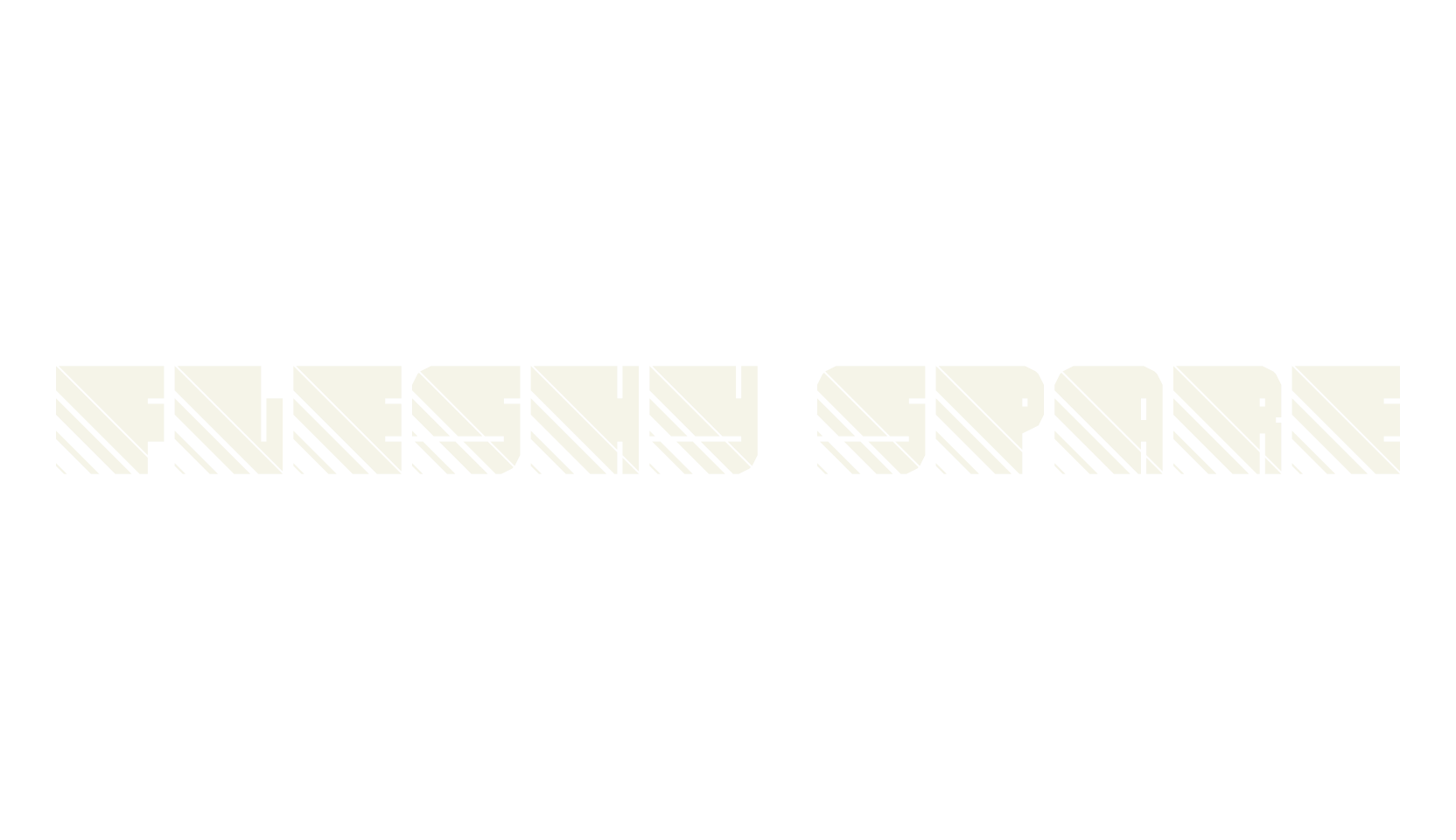 Fleshy Spare, big font preview