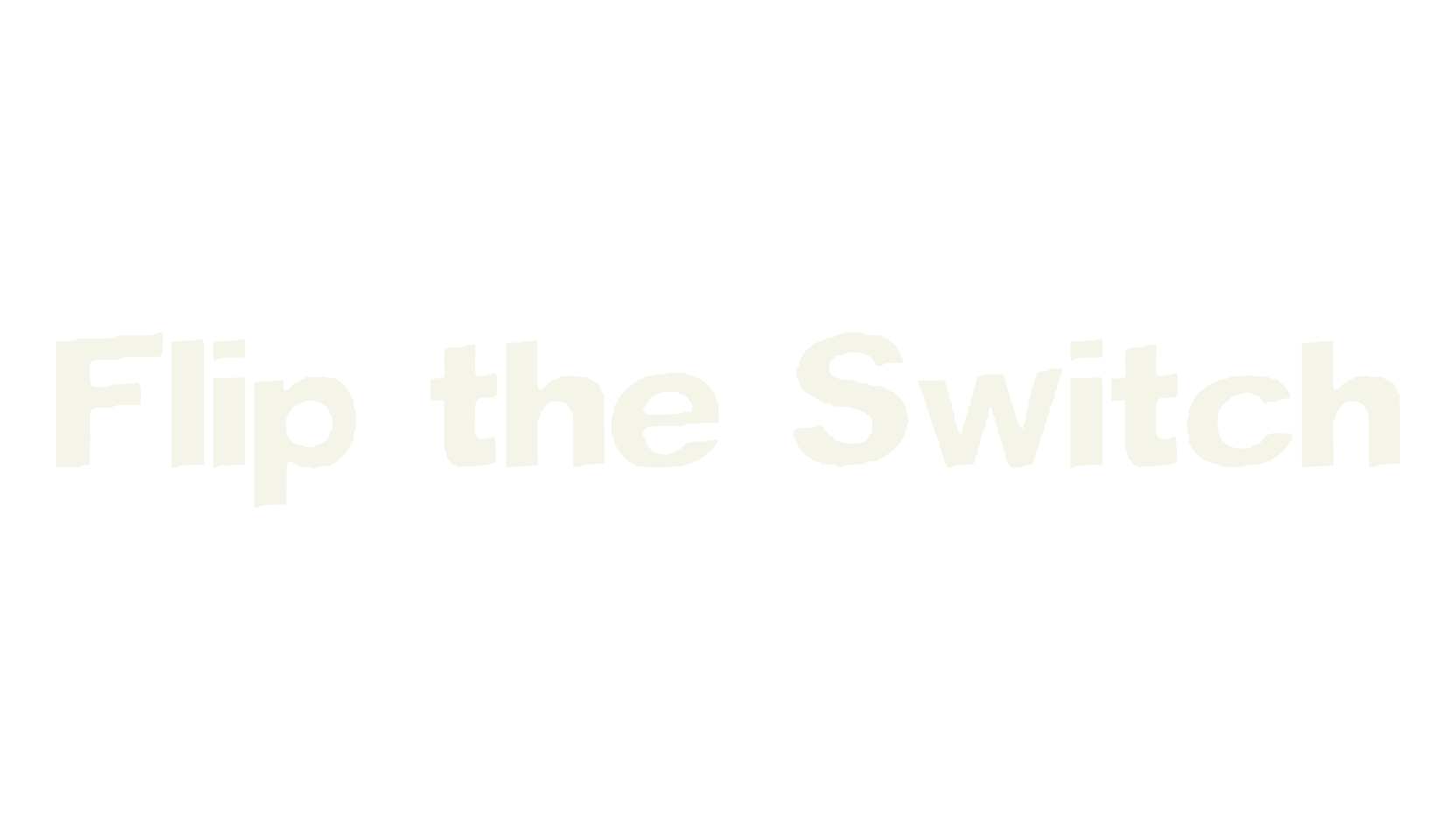 Flip the Switch, decorative font preview