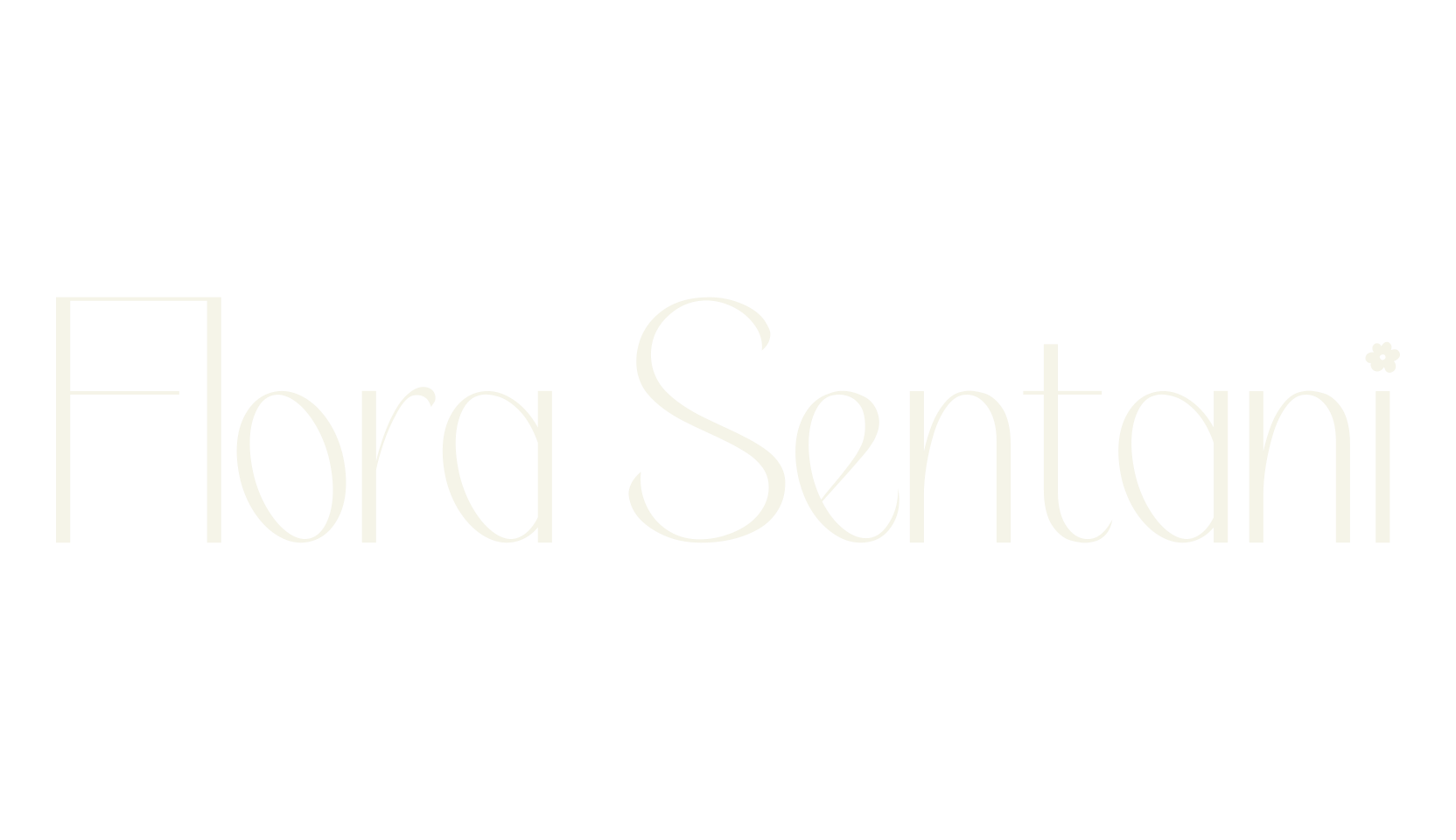 Flora Sentani, floral font preview