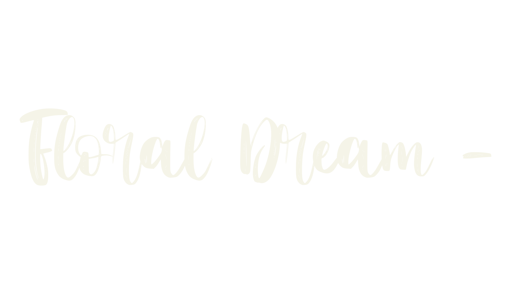 Floral Dream -, cool font preview