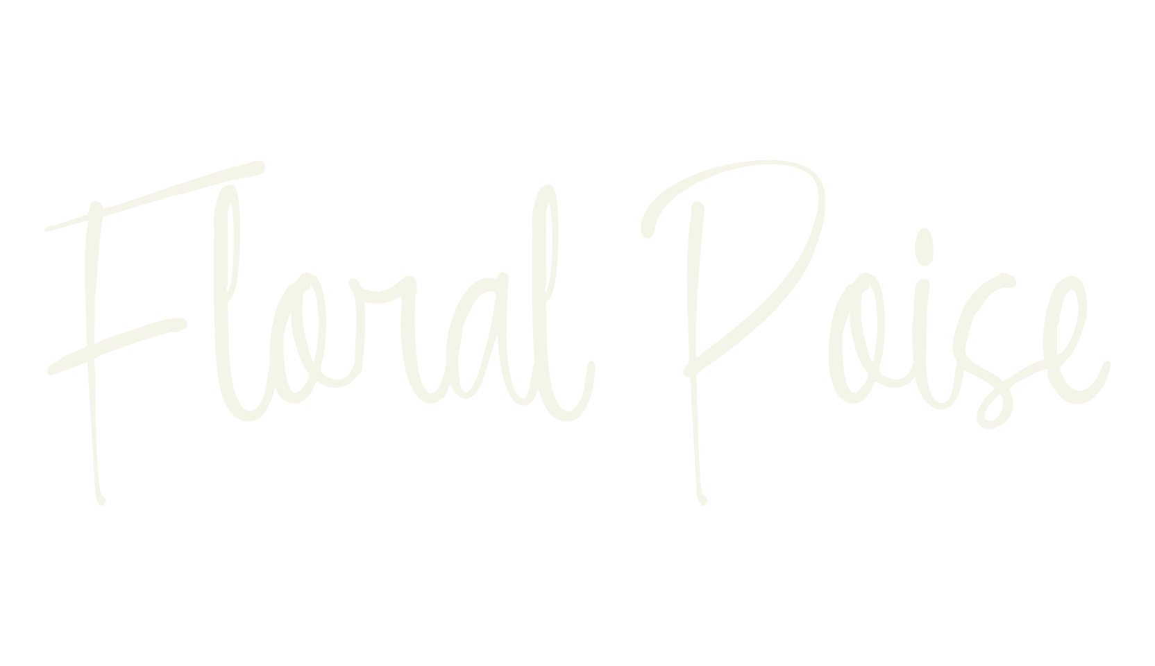 Floral Poise, calligraphy font preview