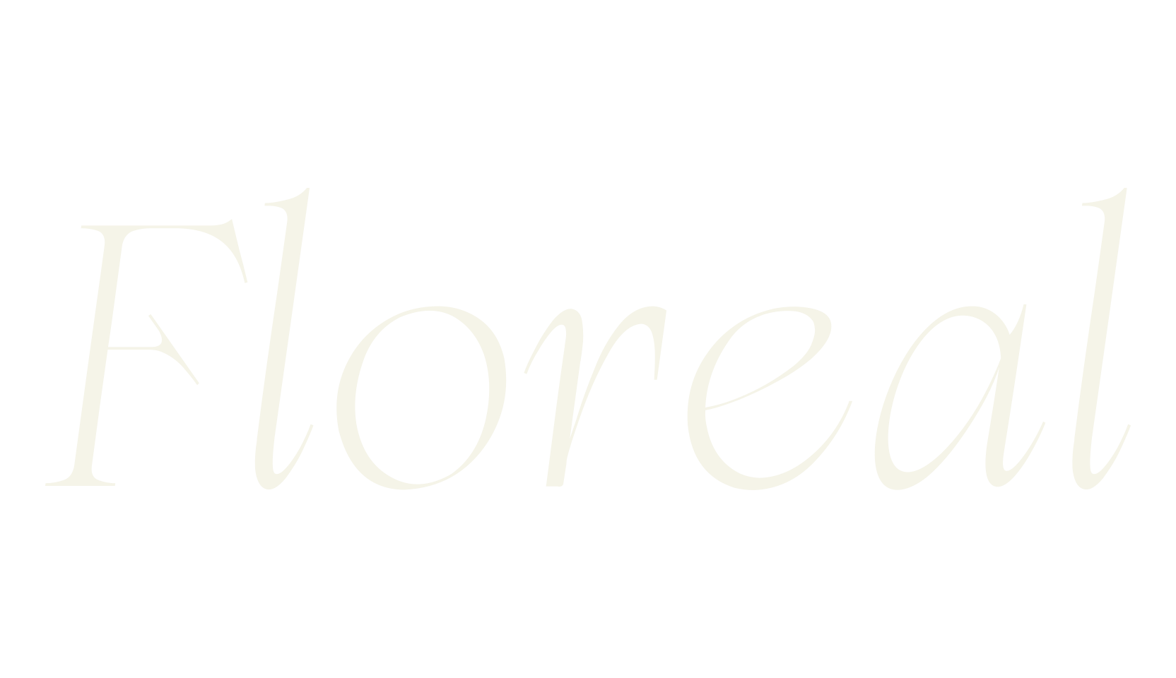 Floreal, thin font preview