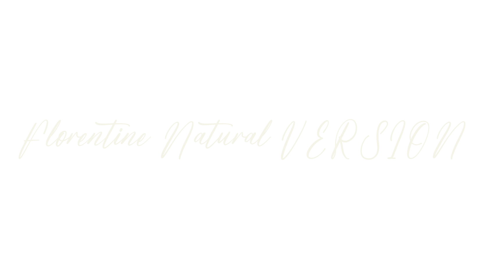 Florentine Natural VERSION, script font preview