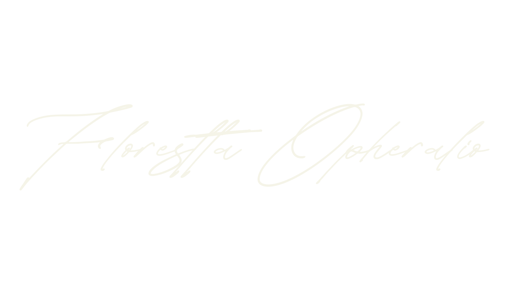 Florestta Opheralio, script font preview