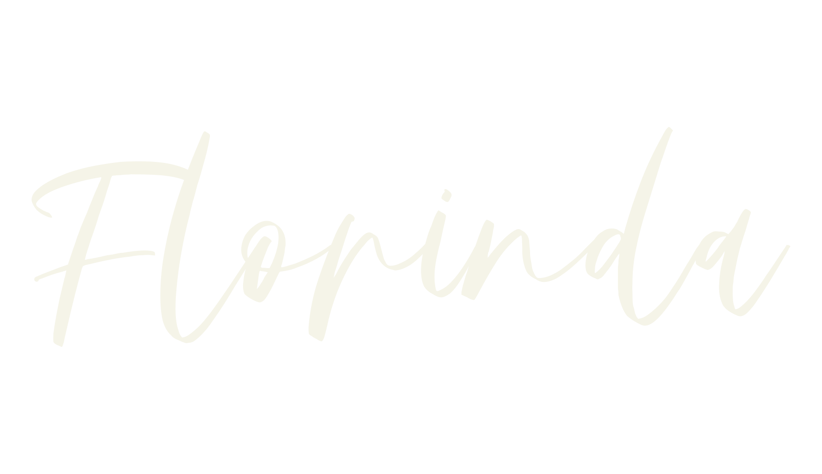 Florinda, signature font preview