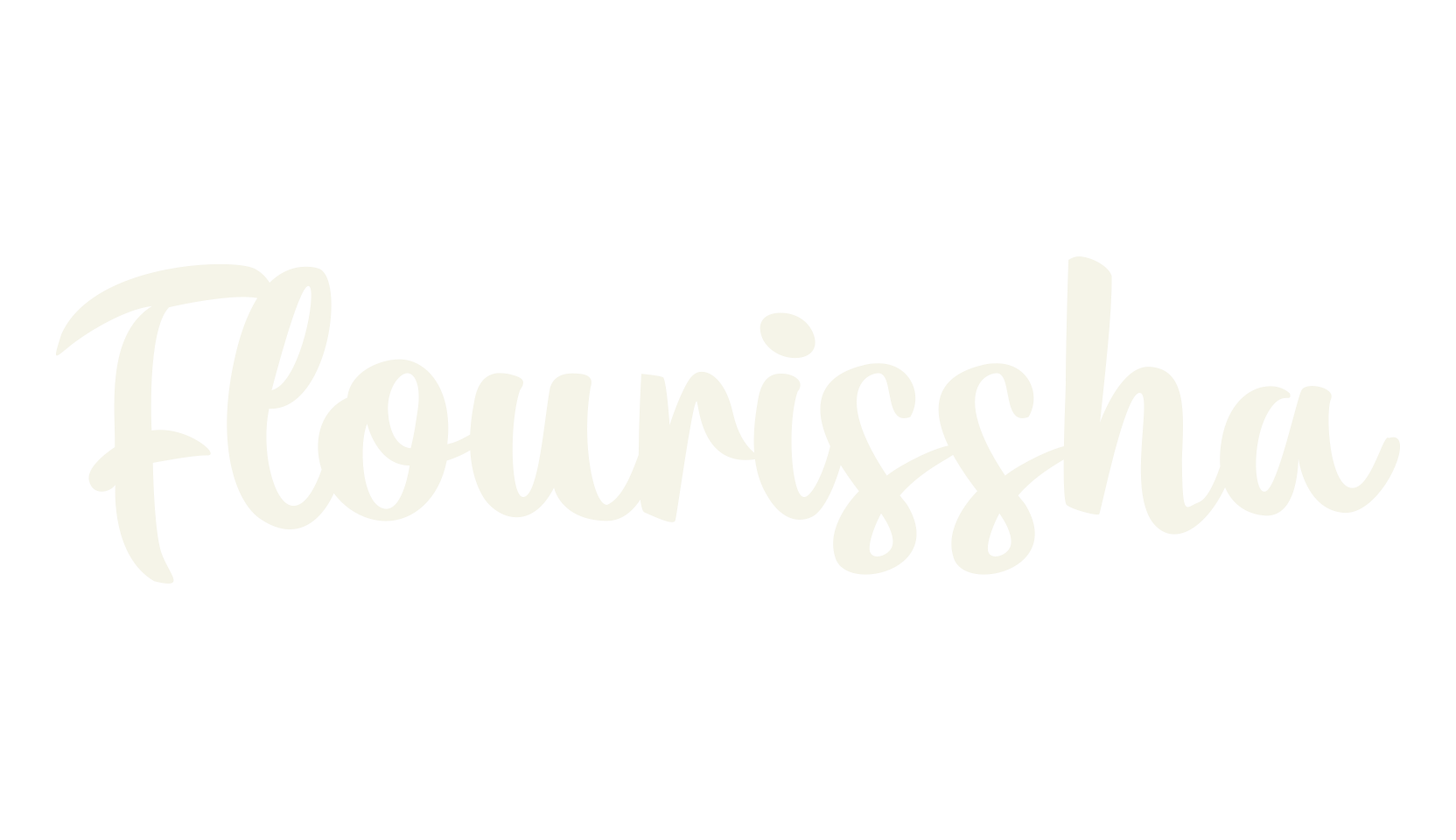 Flourissha, script font preview
