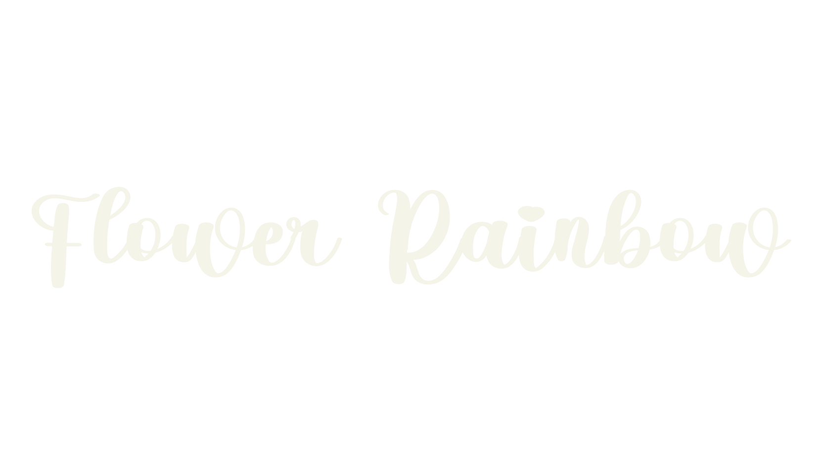 Flower Rainbow, flower font preview