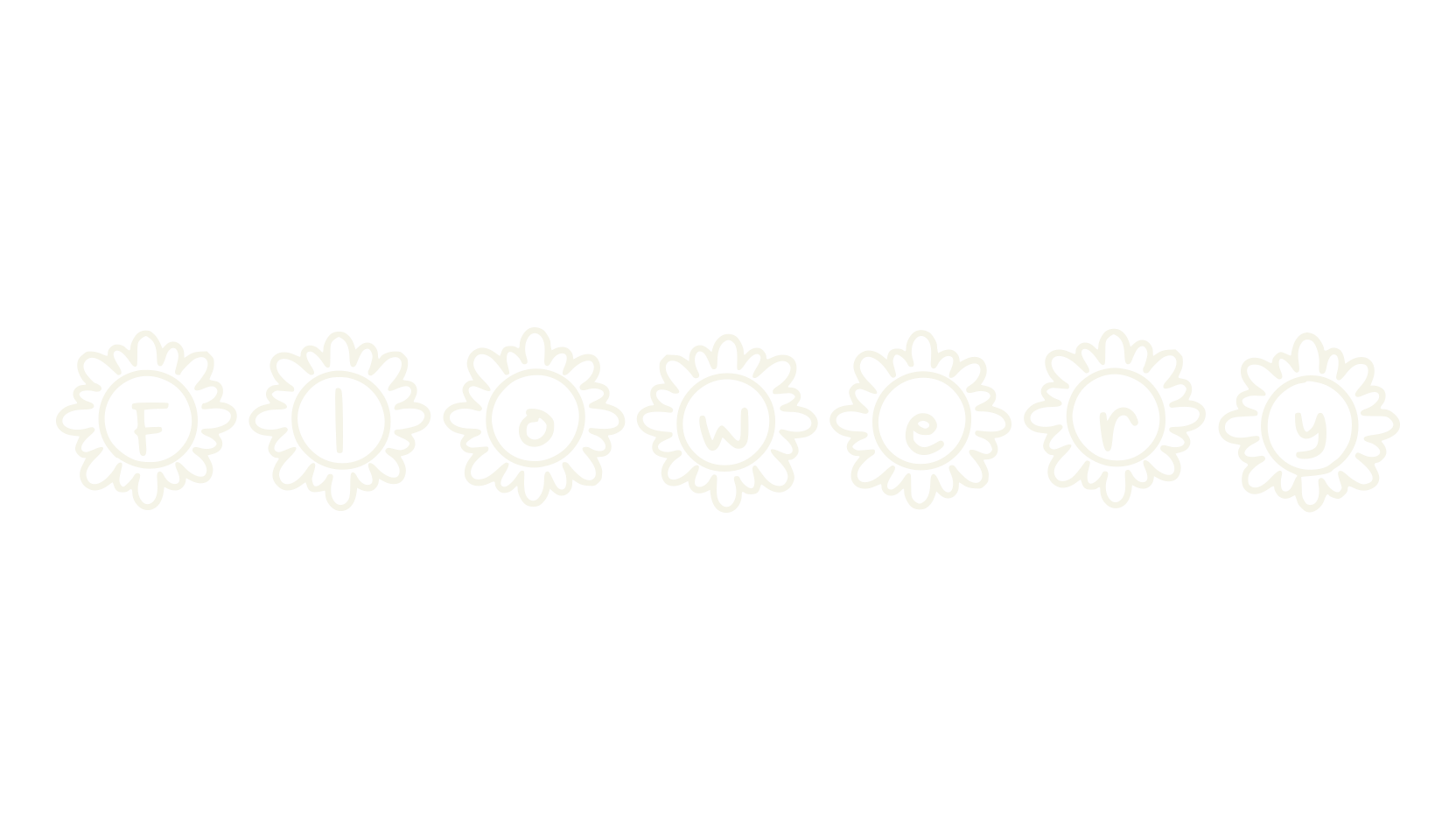 Flowery, art deco font preview