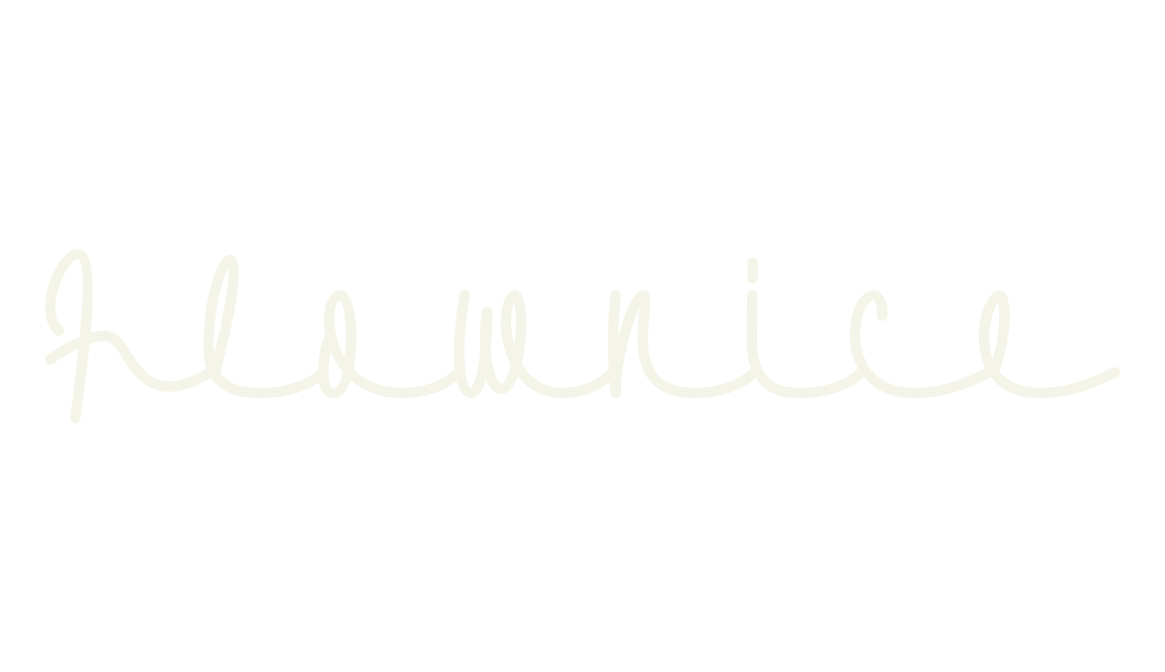 Flownice, photography font preview