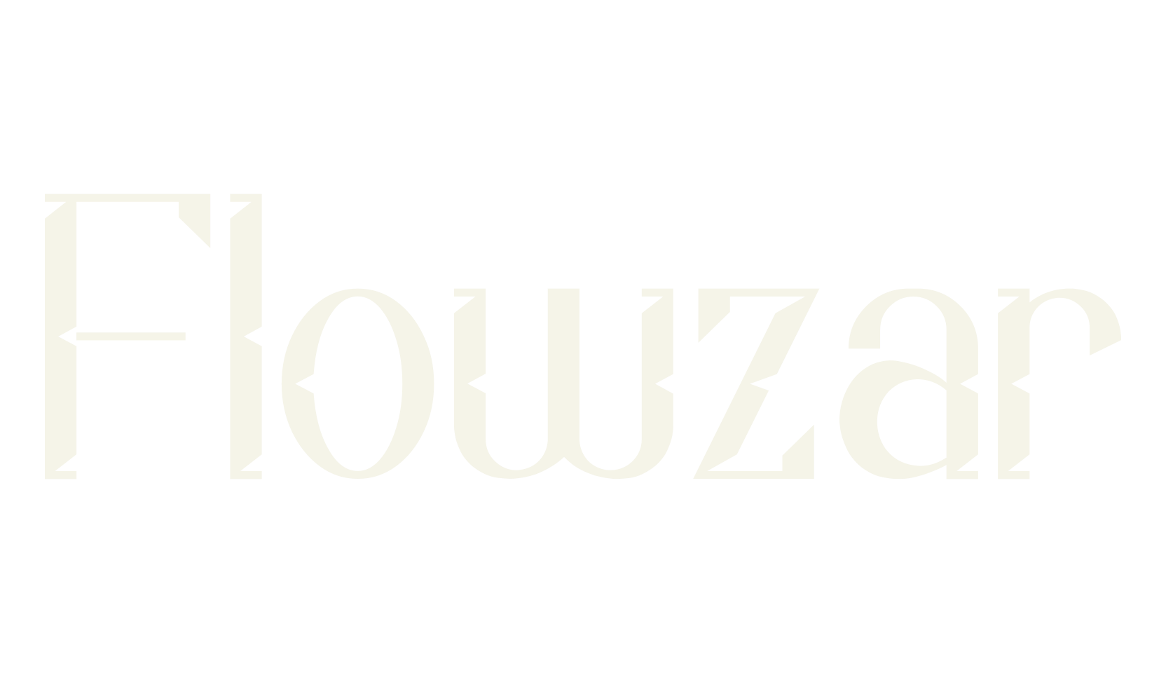 Flowzar, sans font preview