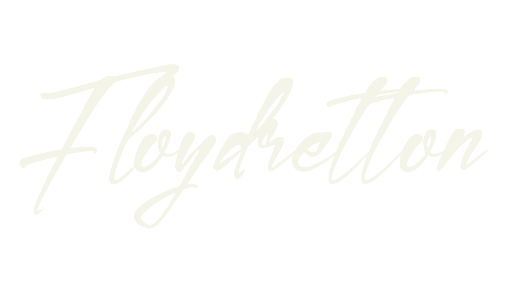 Floydretton, script font preview