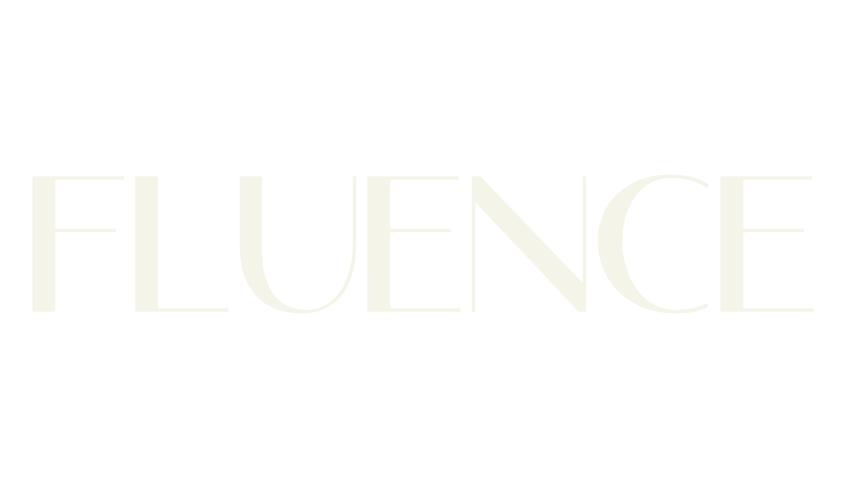 Fluence, sans serif font preview