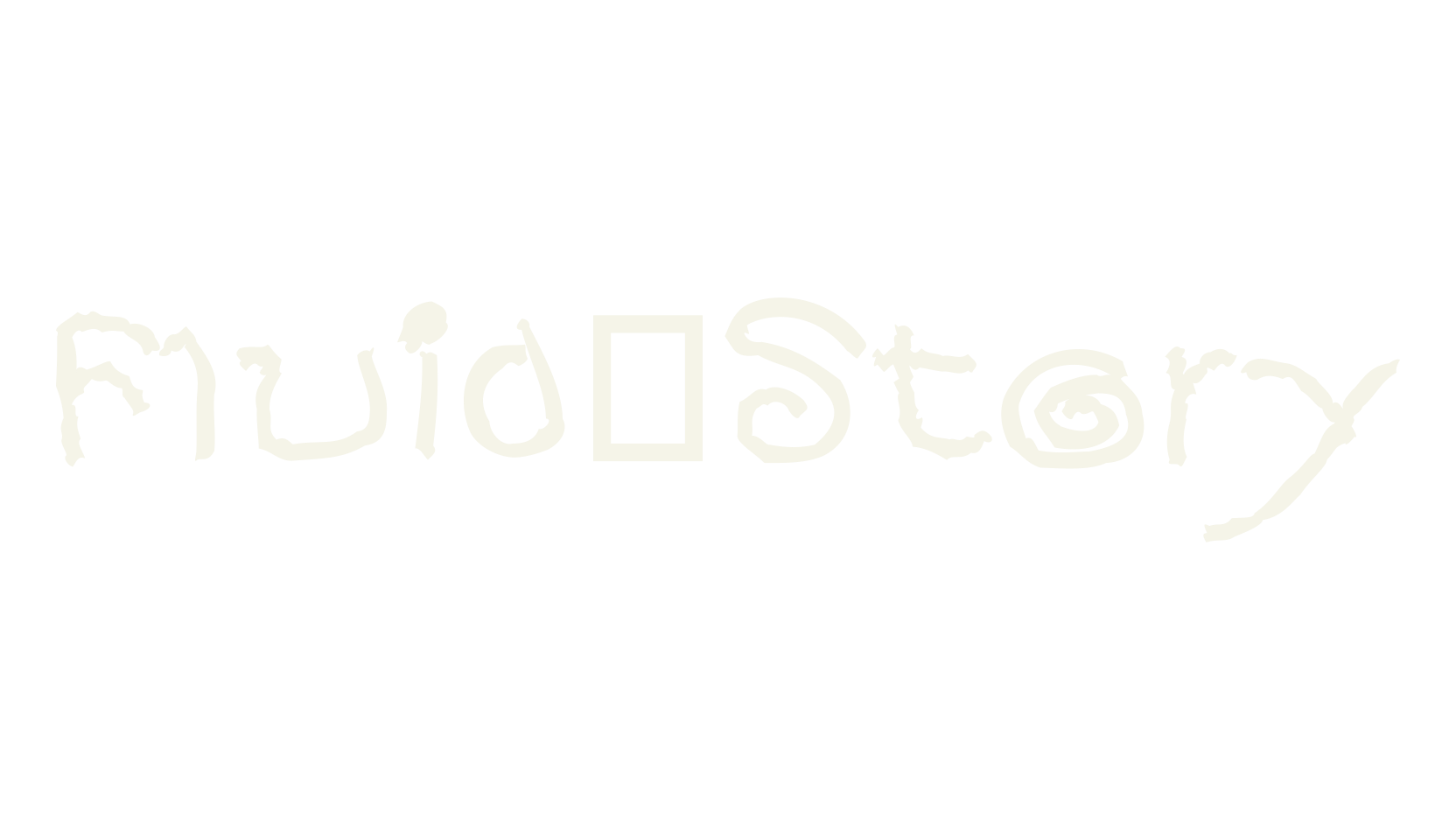 Fluid Story, game font preview