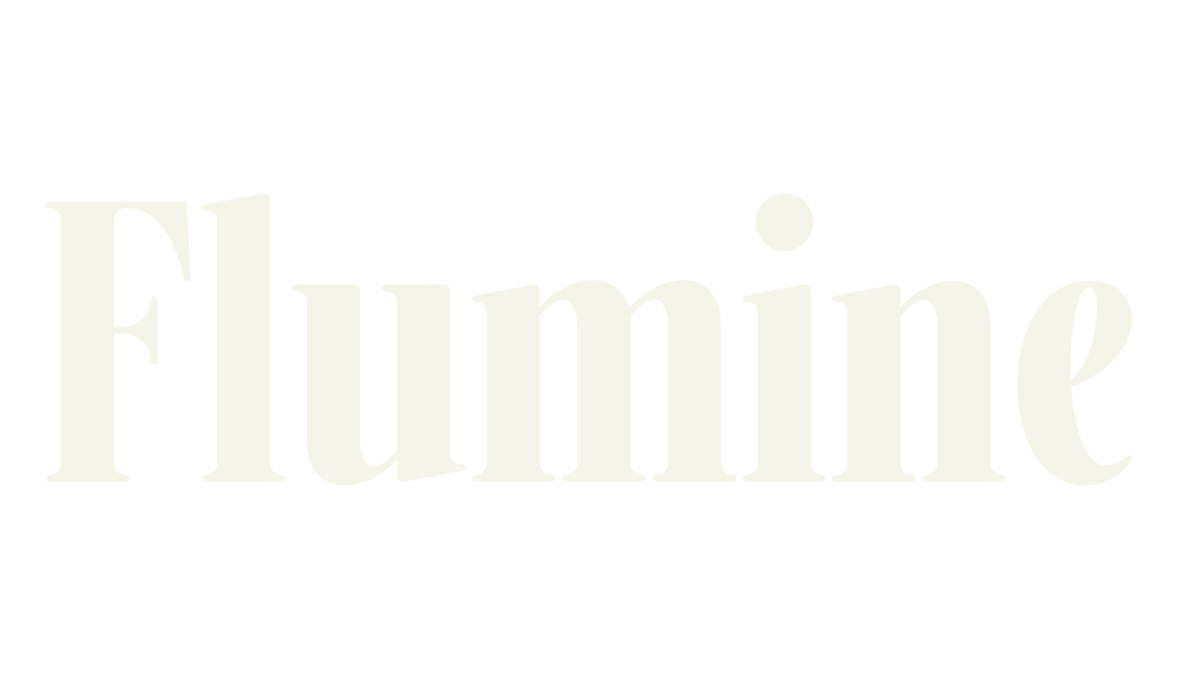 Flumine, sans serif font preview