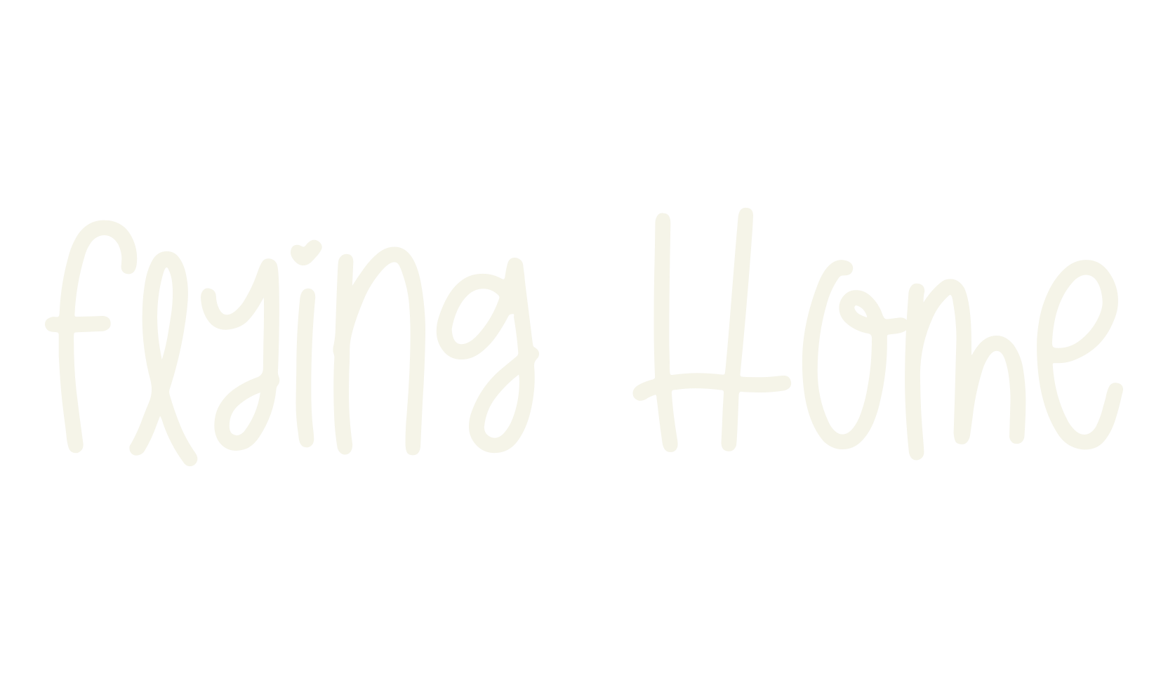 Flying Home, cute font preview