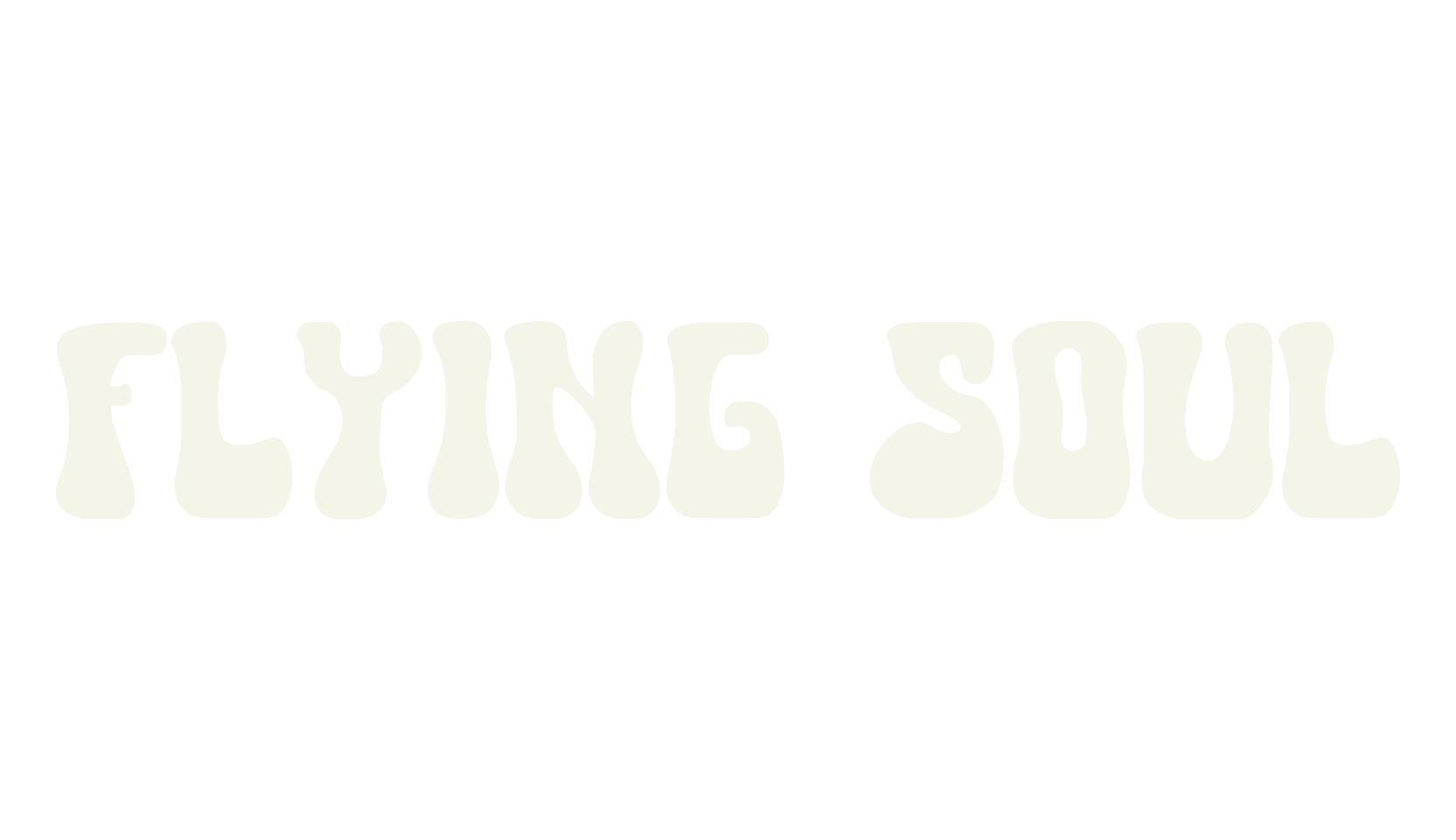Flying Soul, groovy font preview