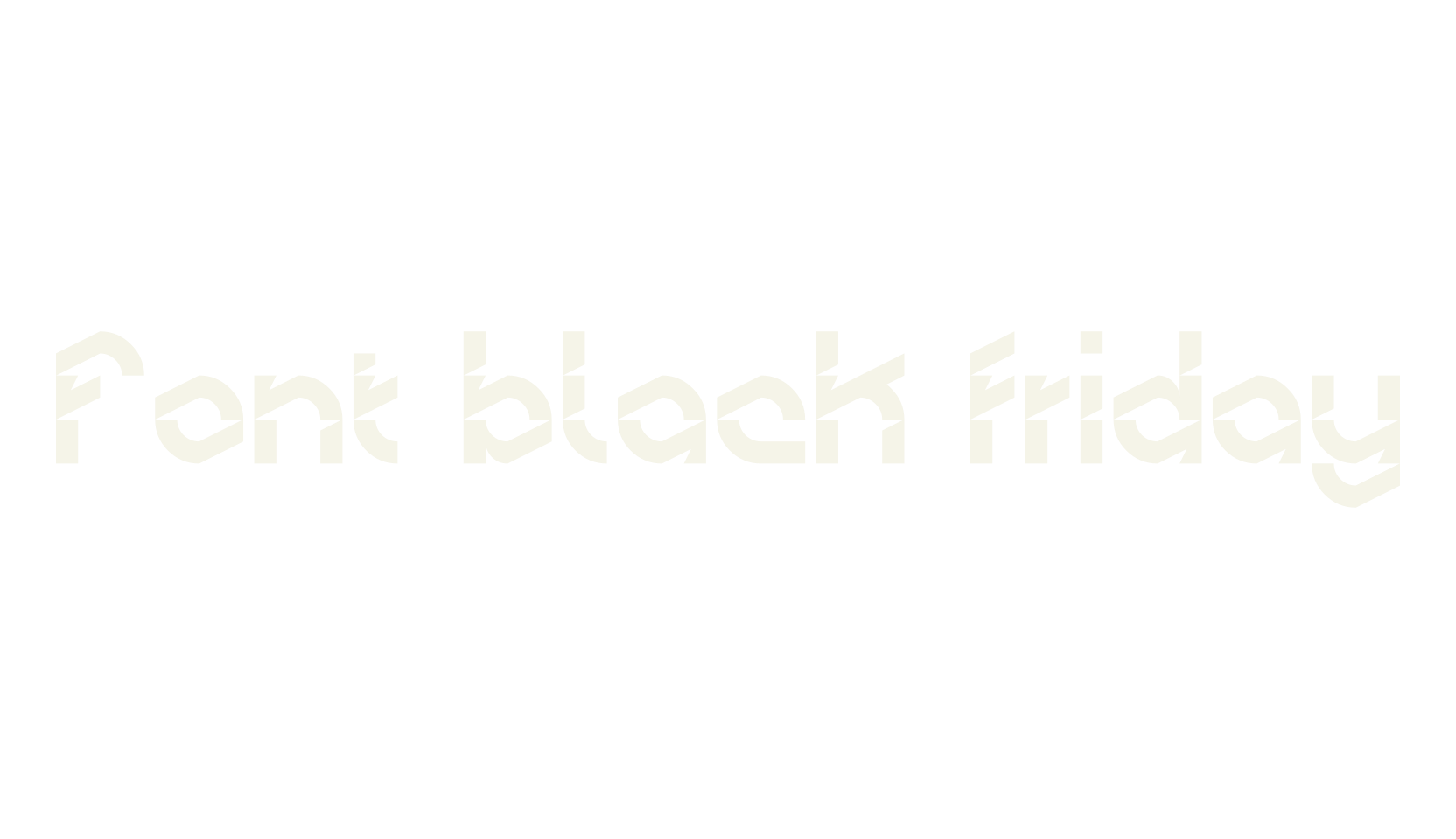 Font black friday, typography font preview