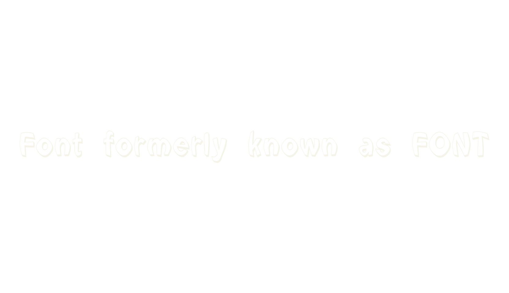 Font formerly known as FONT, display market font preview