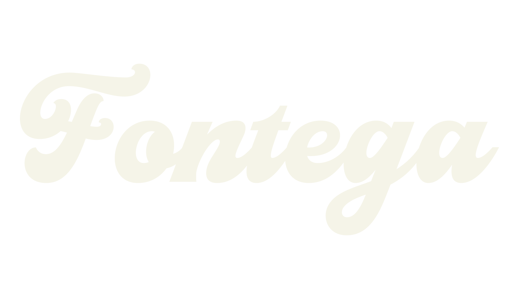 Fontega, retro font preview