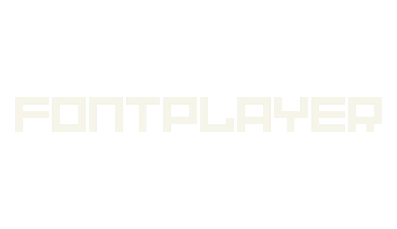FONTPLAYER, pixel font preview