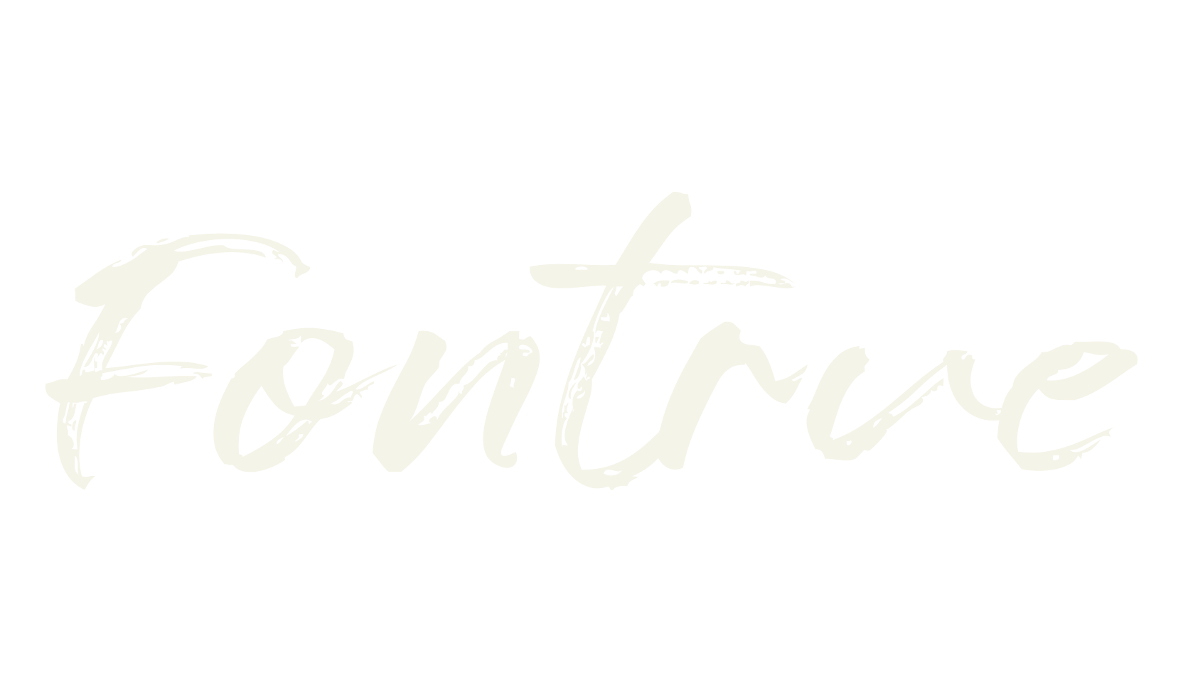 Fontrue, fashion script font preview