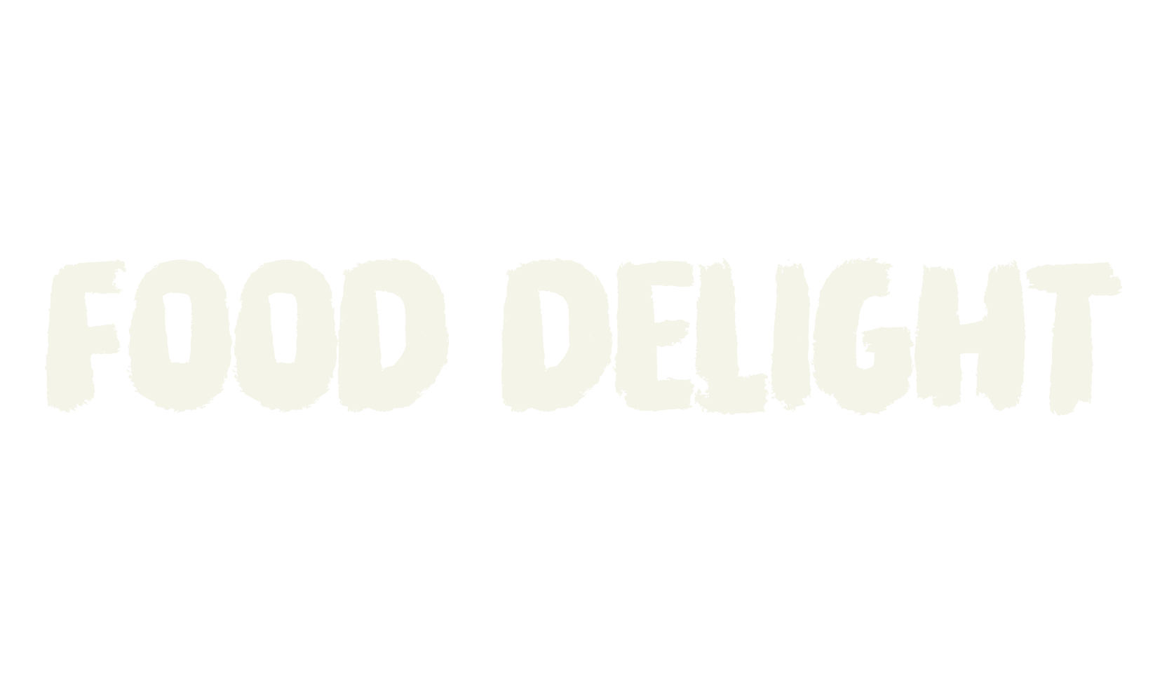 Food Delight, food font preview