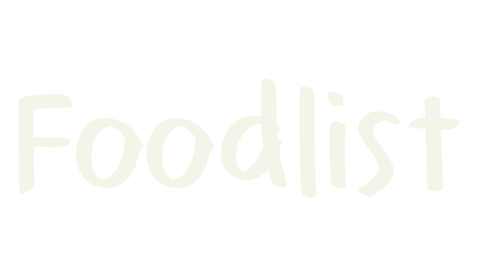 Foodlist, cute font preview