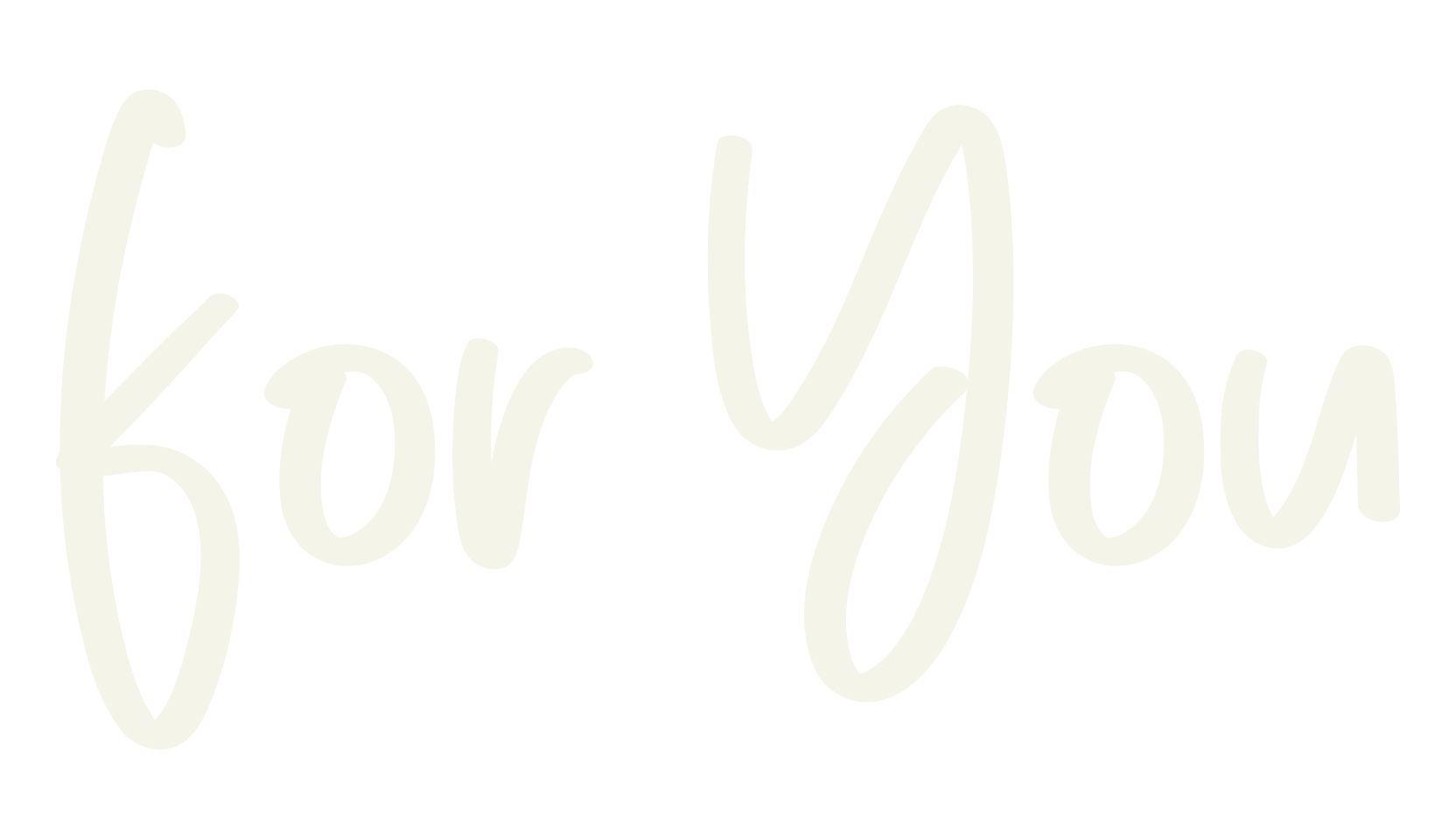 For You, lettering font preview