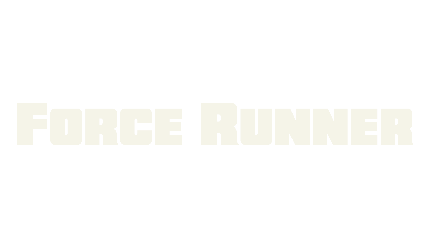 Force Runner, display market font preview