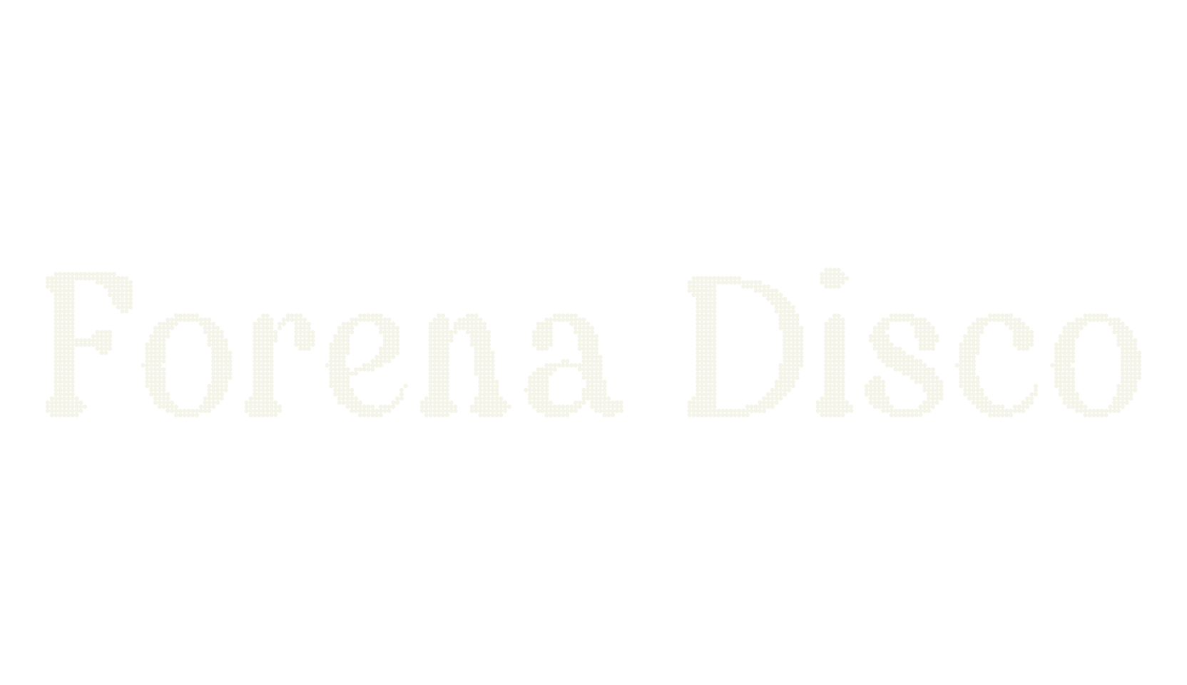Forena Disco, display market font preview