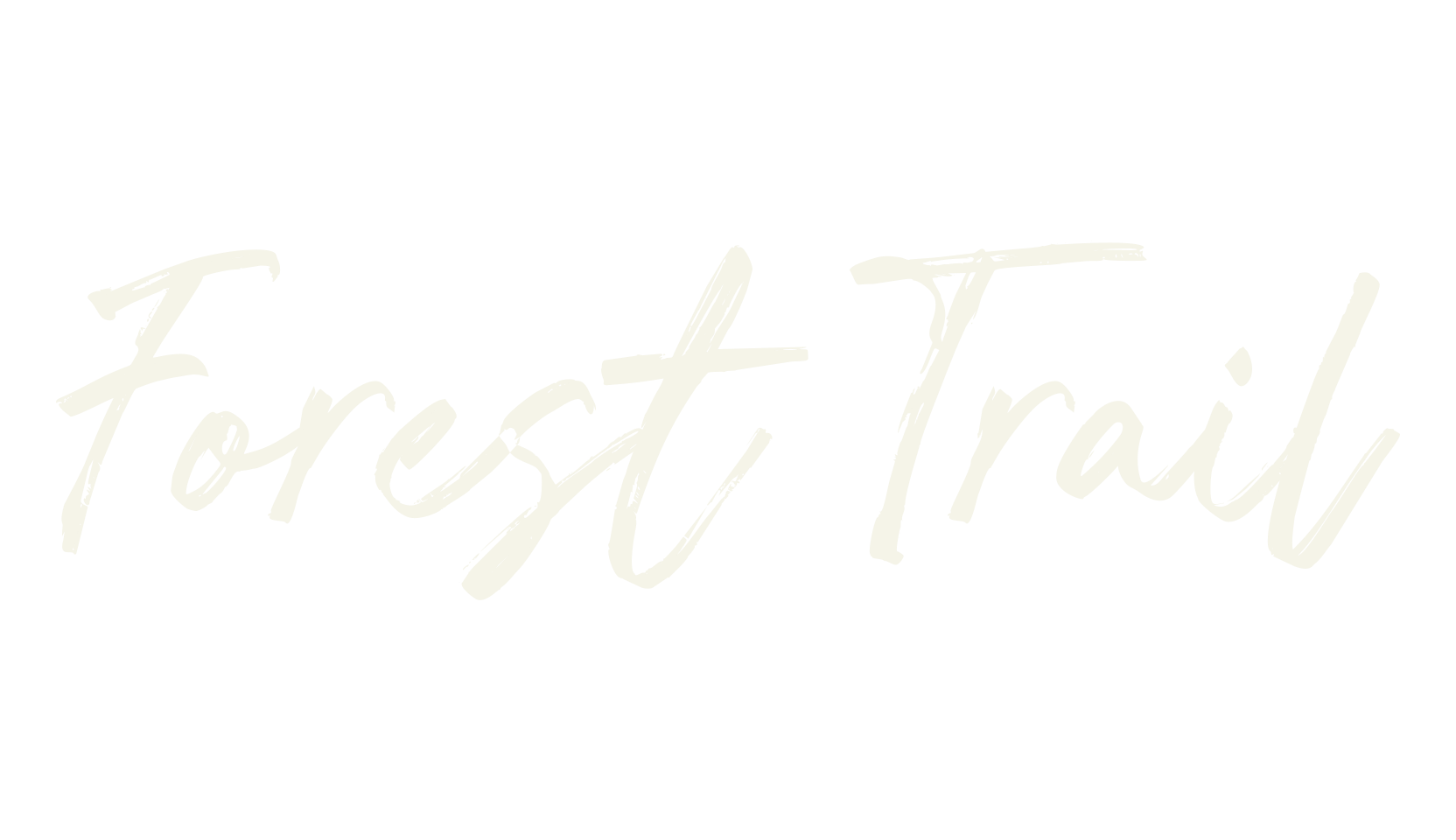Forest Trail, script font preview