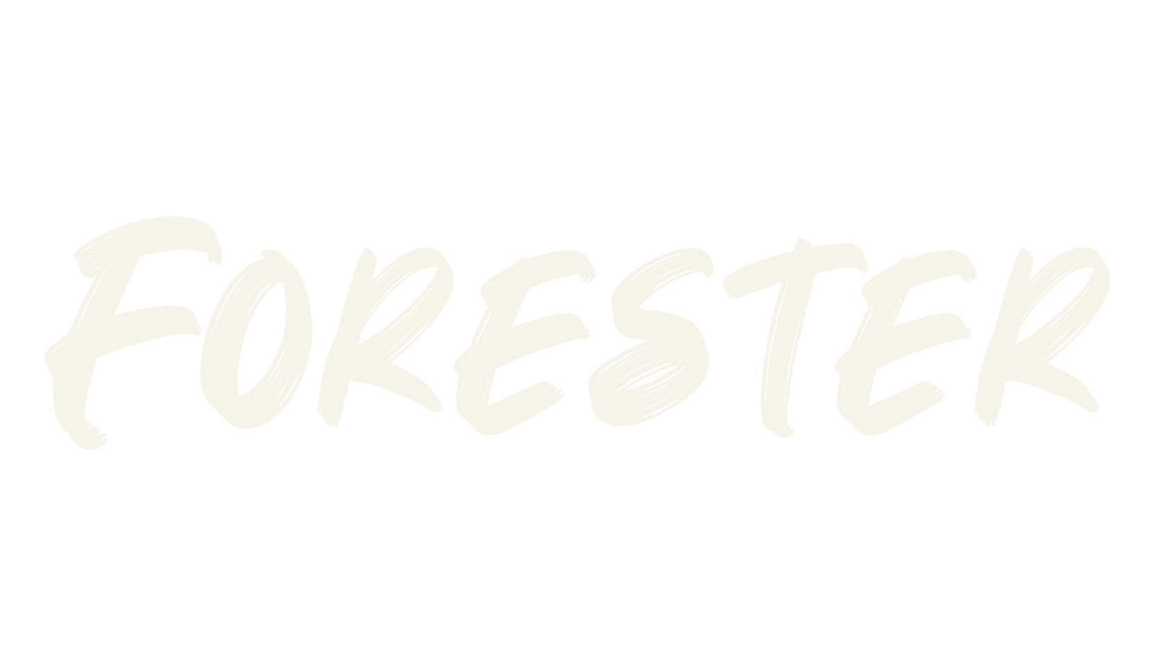 Forester, handwritten font preview