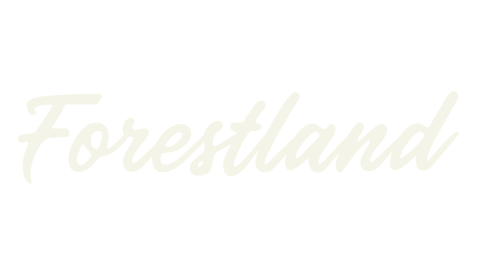 Forestland, bold font preview