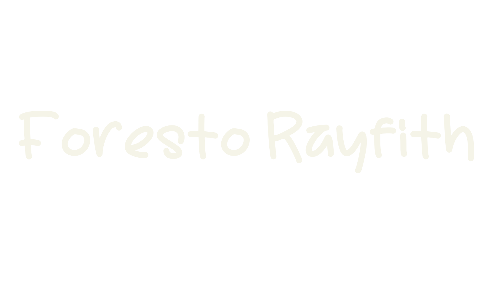 Foresto Rayfith, script font preview