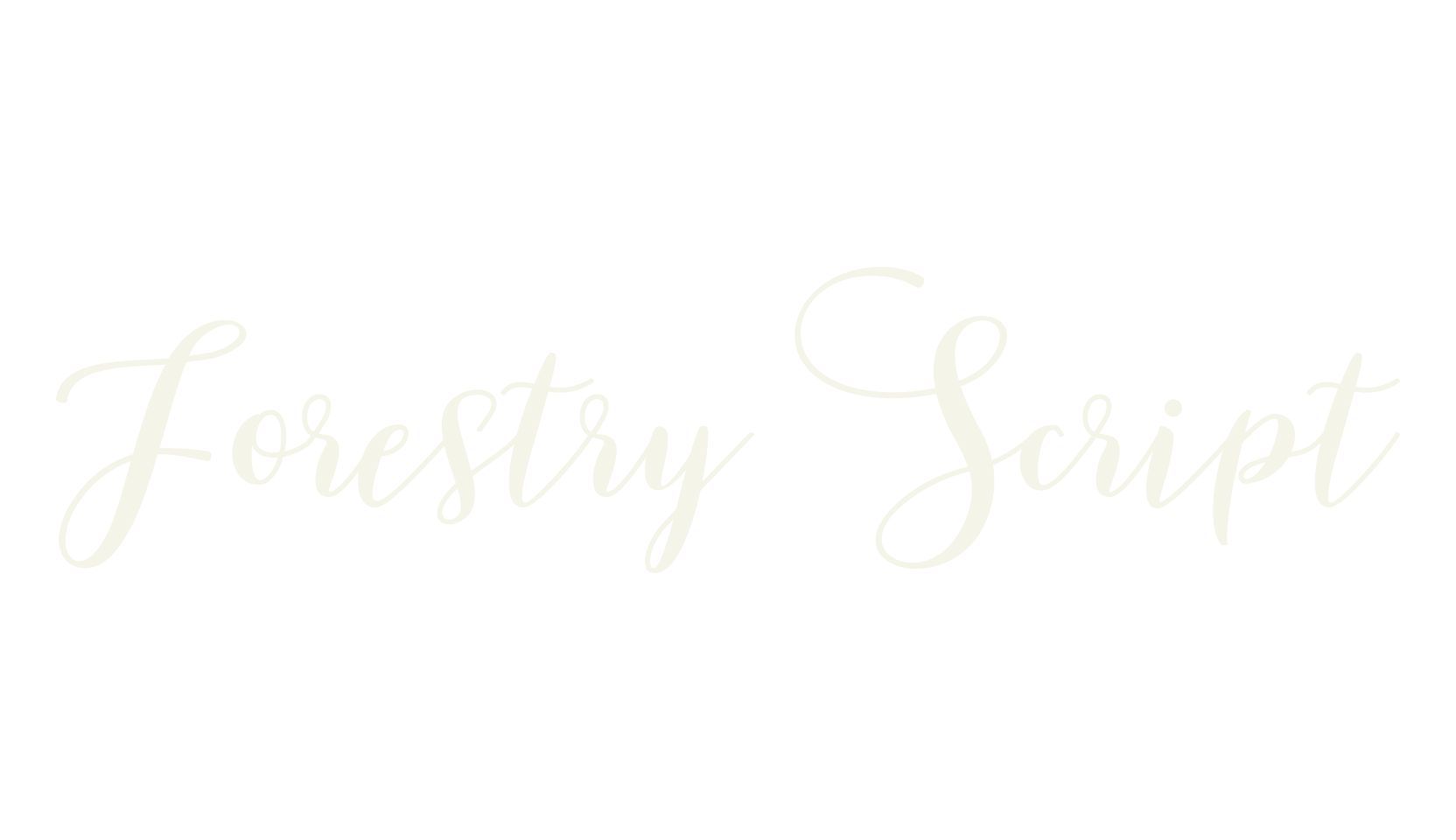 Forestry Script, script font preview