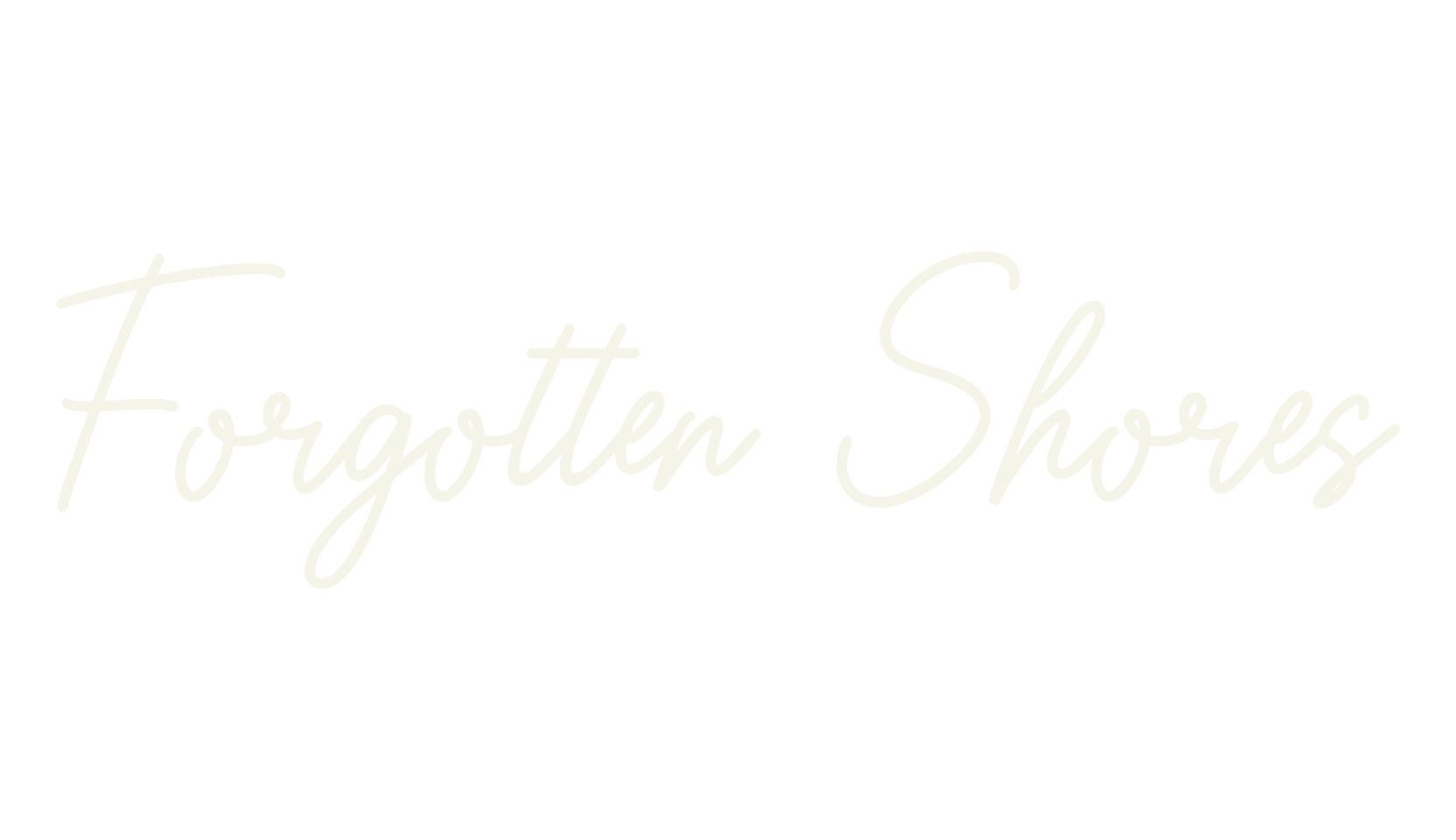 Forgotten Shores, fancy font preview