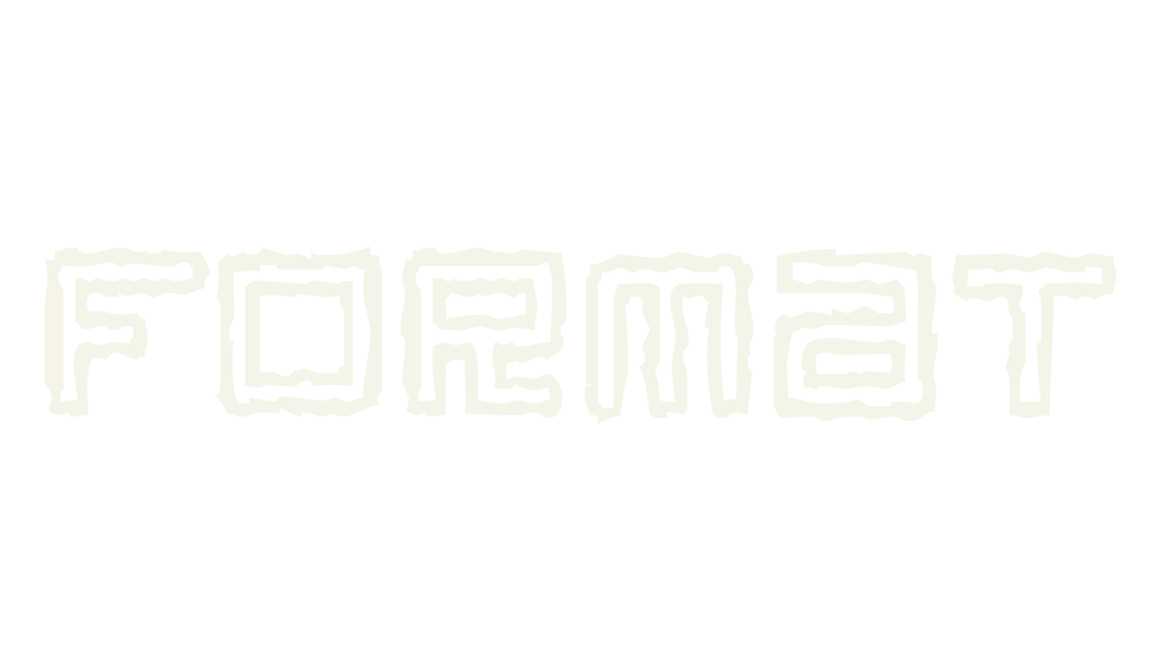 Format, taoist font preview
