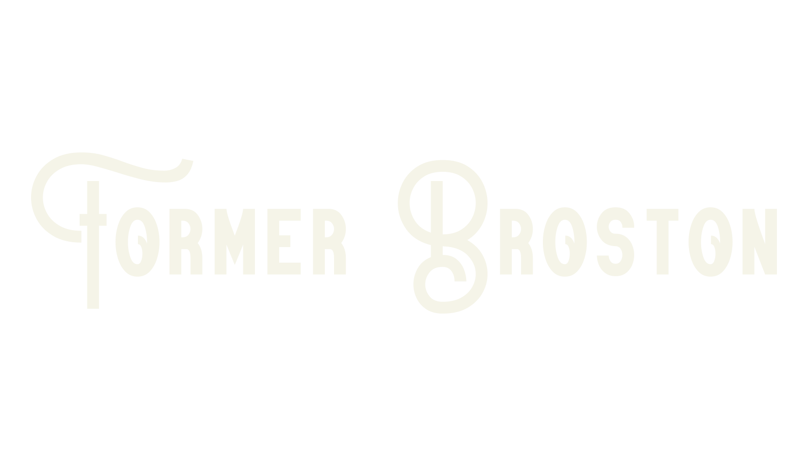Former Broston, tattoo font preview