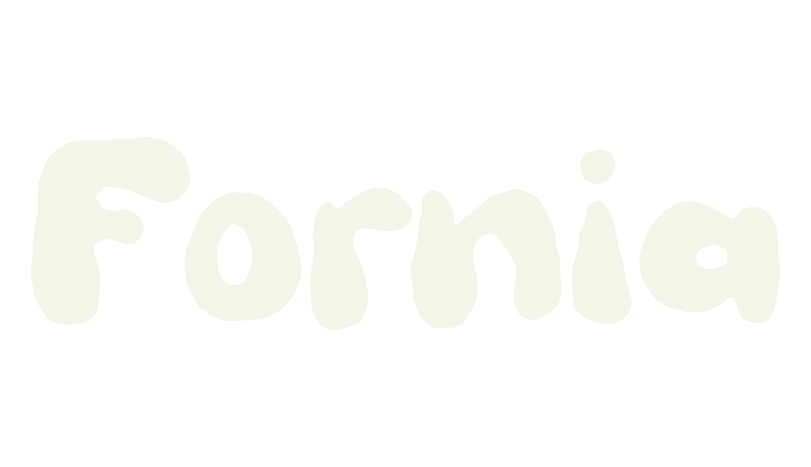 Fornia, rounded font preview