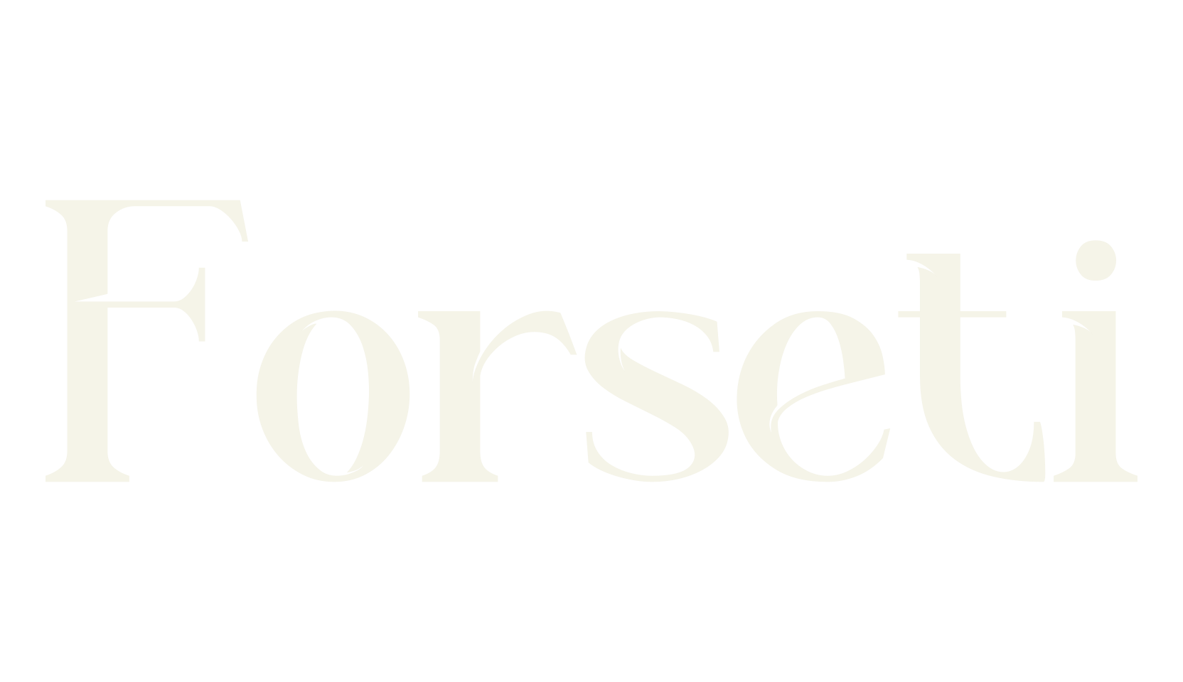 Forseti, number font preview
