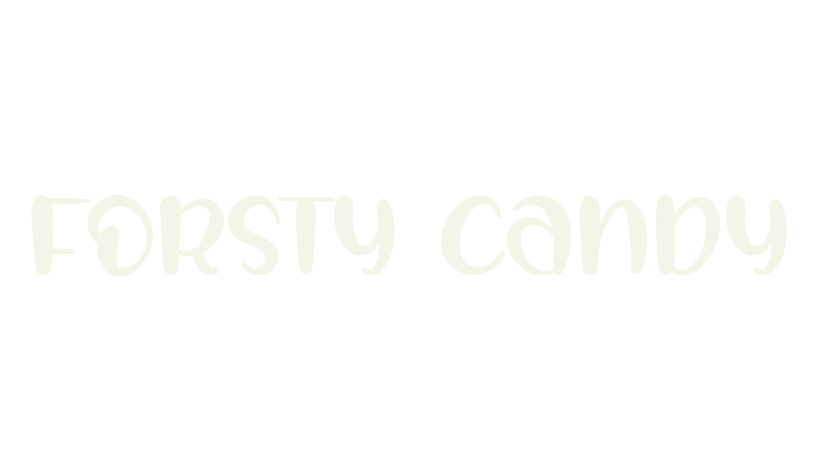 FORSTY CANDY, fashion sign font preview
