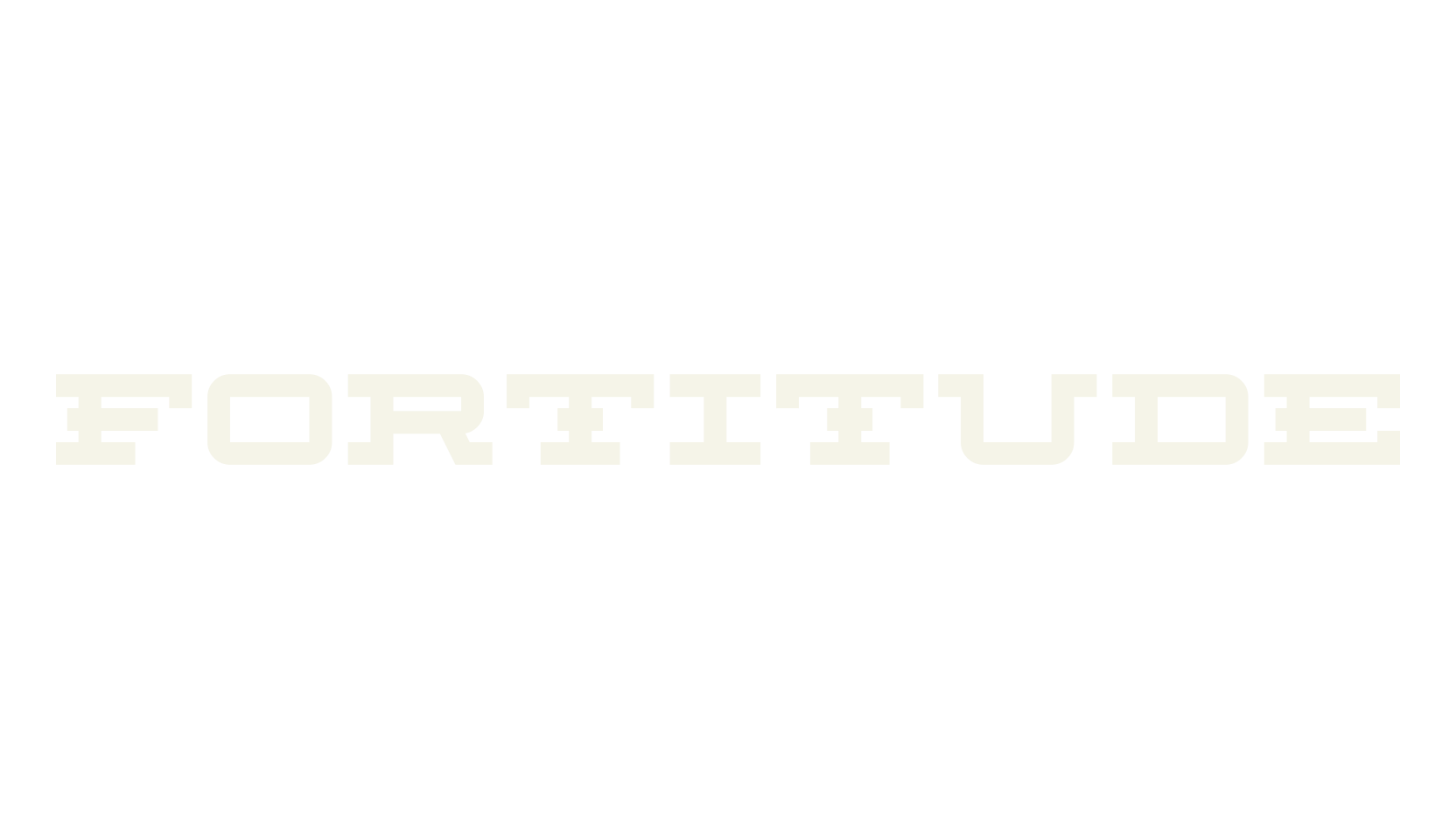 Fortitude, jersey font preview