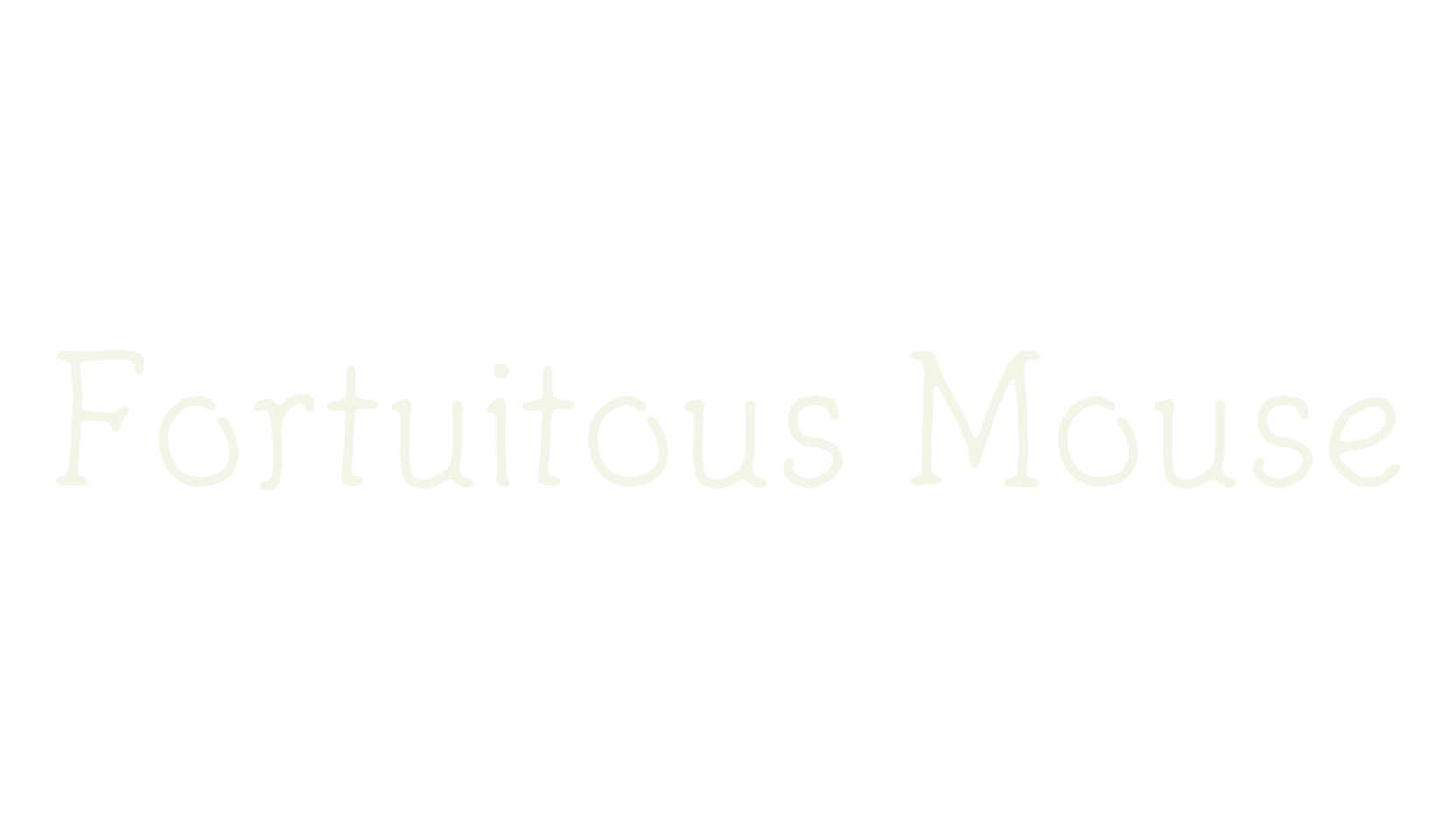 Fortuitous Mouse, antique font preview