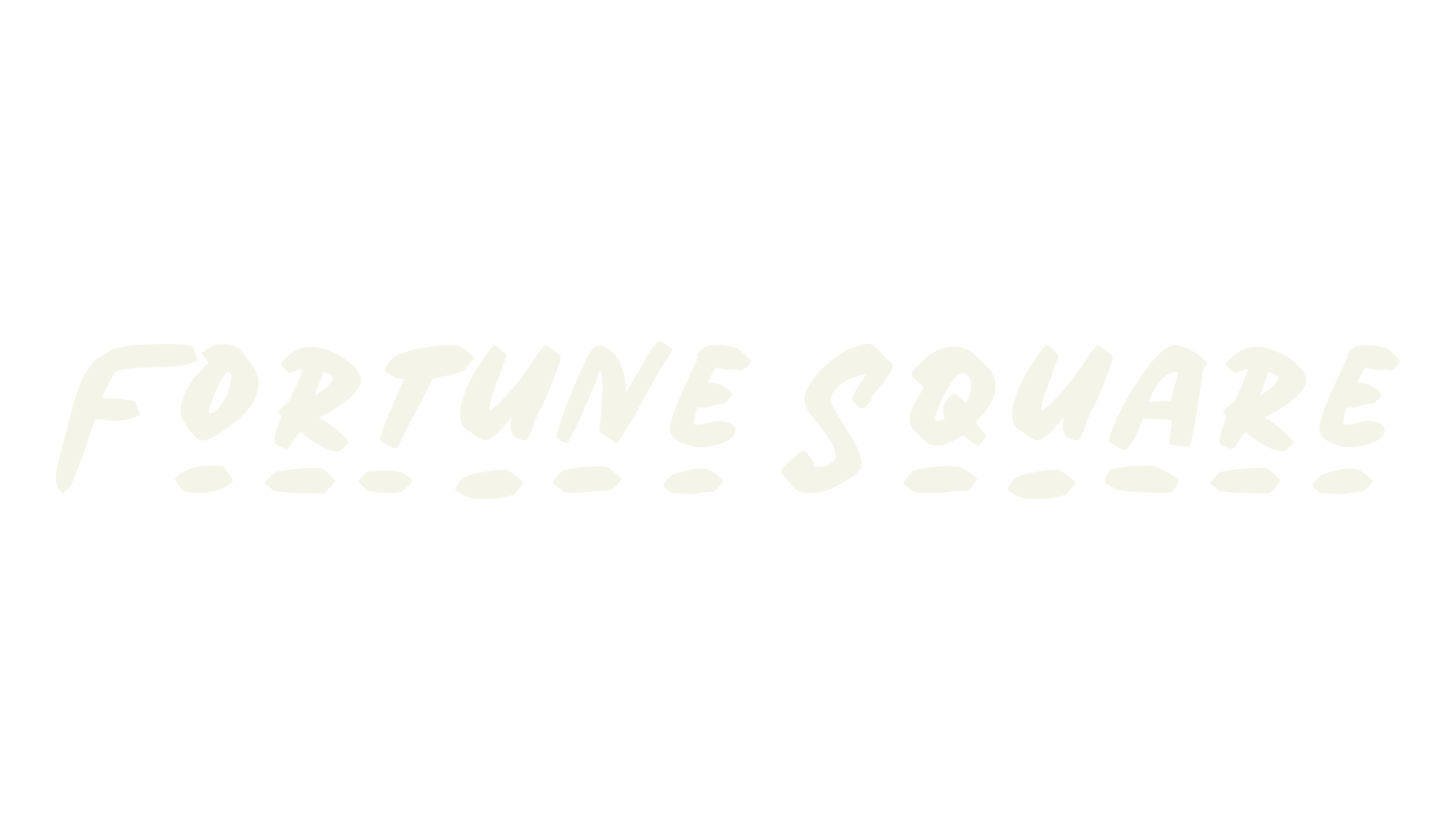 Fortune Square, handwritten font preview